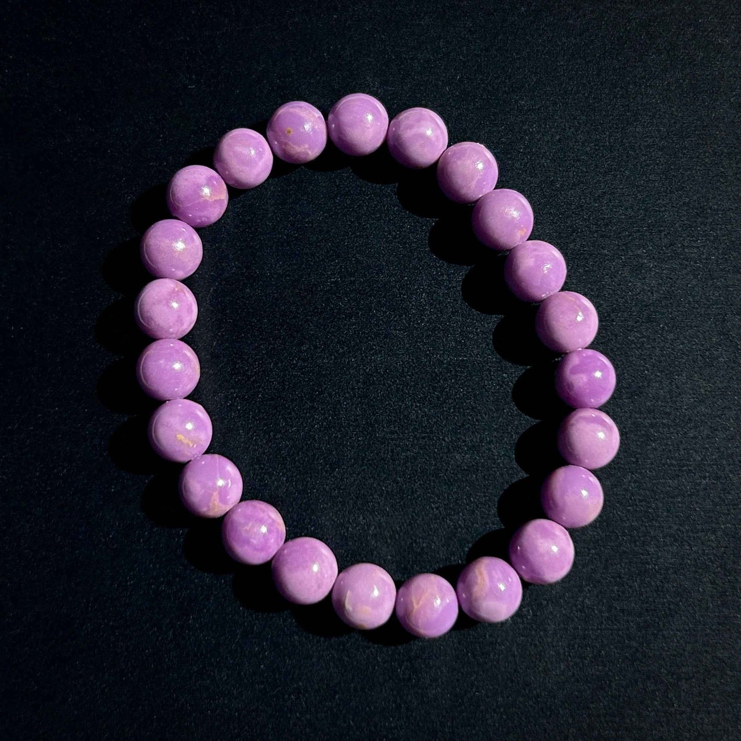 Phosphosiderite Purple Mica Bracelet in 8 & 9MM