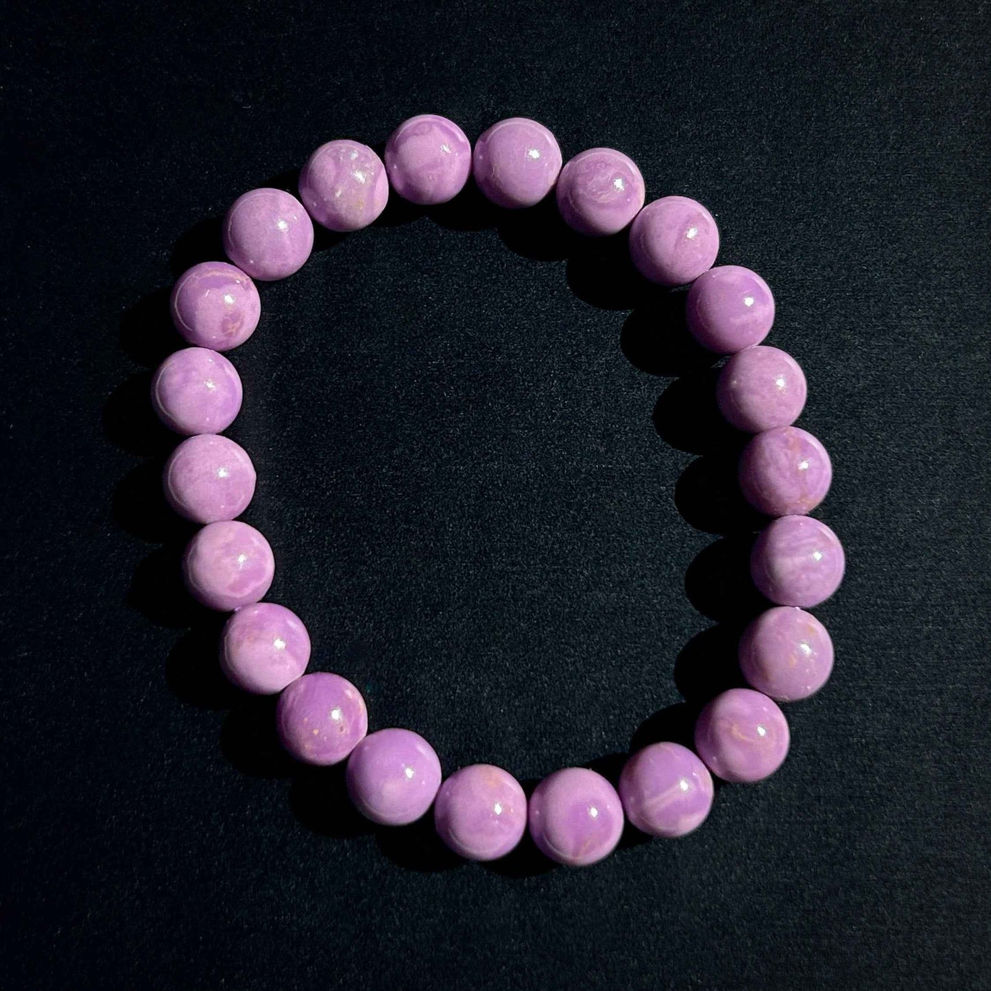 Phosphosiderite Purple Mica Bracelet in 8 & 9MM