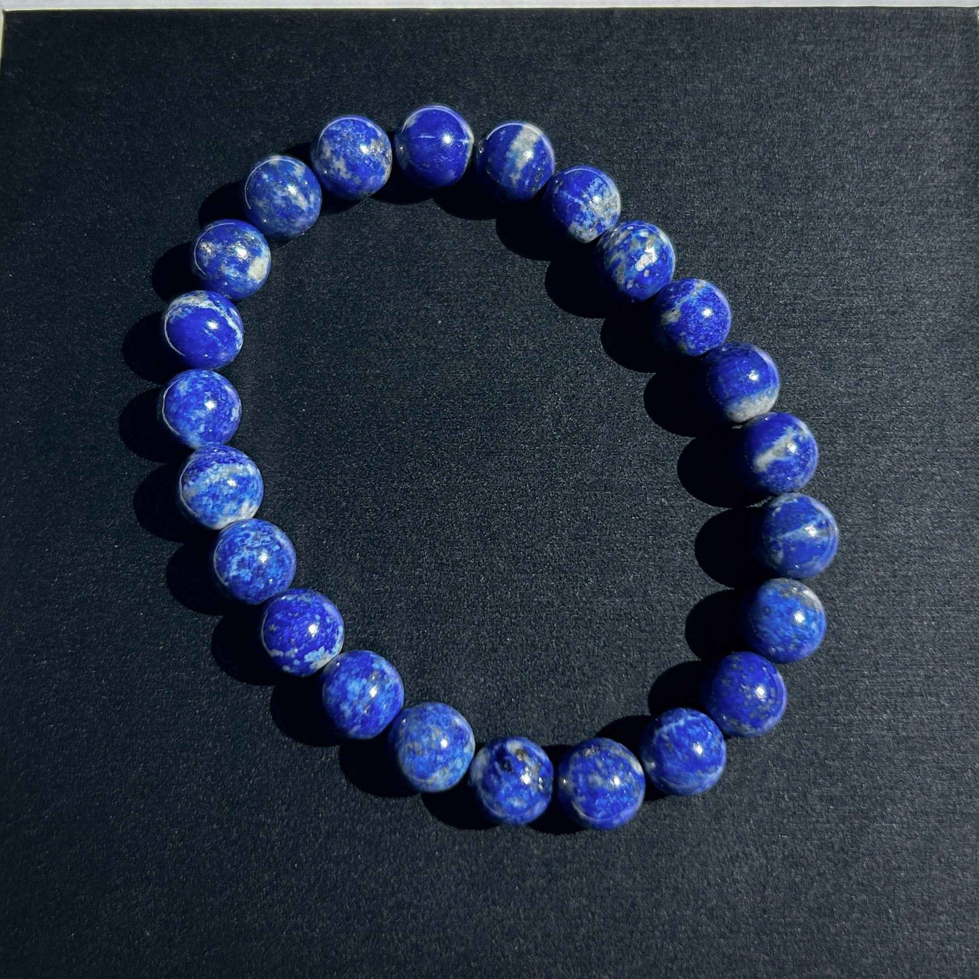 Natural Lapis Lazuli Lazurite Bracelet in 8 to 10MM