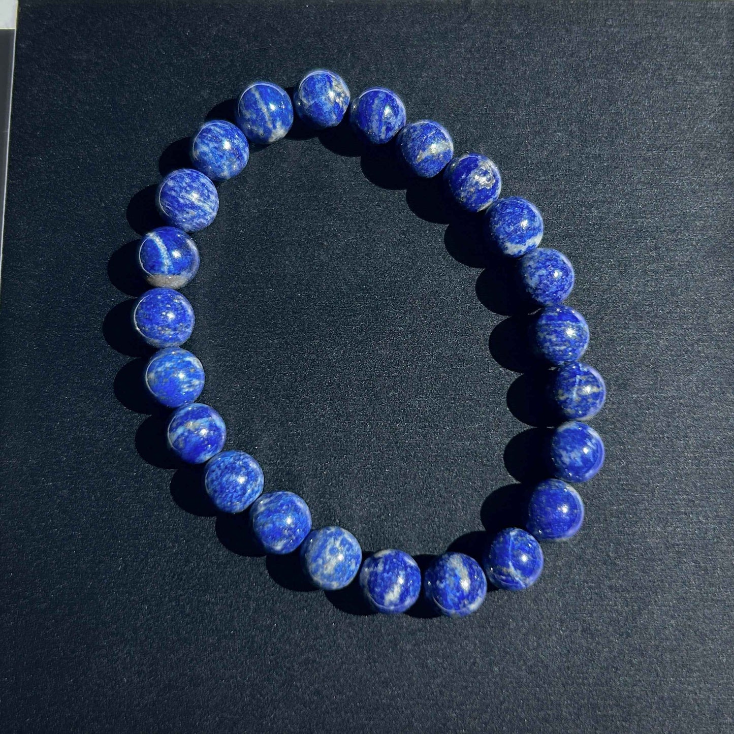 Natural Lapis Lazuli Lazurite Bracelet in 8 to 10MM