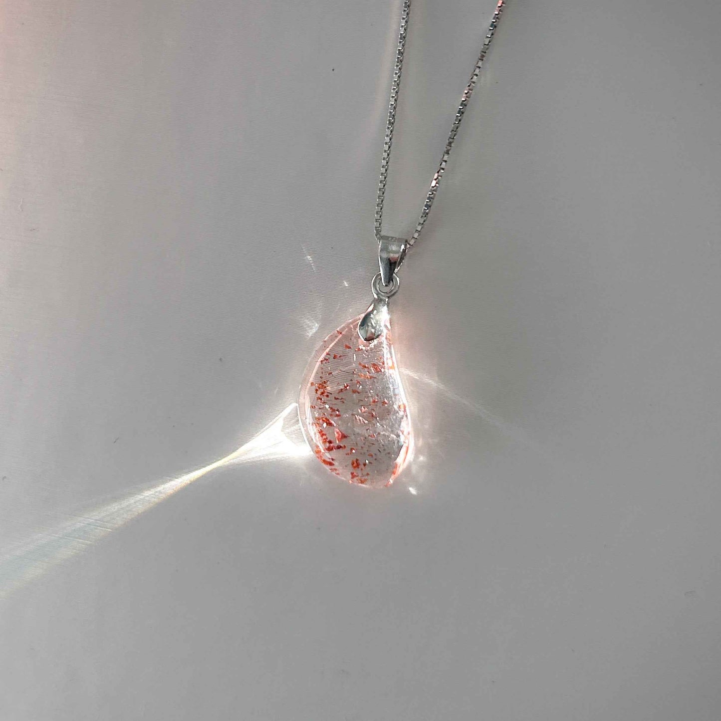 Rare Lepidocrocite Super 7 925 Sterling Silver Pendant (chain excluded)