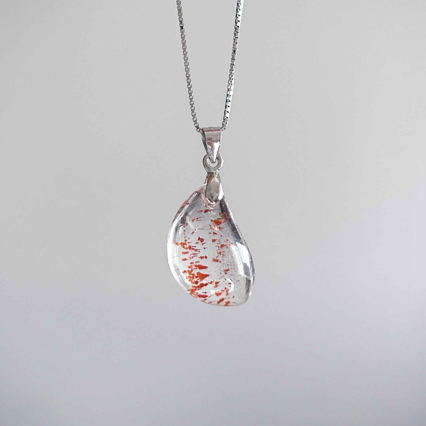 Rare Lepidocrocite Super 7 925 Sterling Silver Pendant (chain excluded)