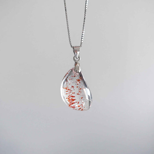 Rare Lepidocrocite Super 7 925 Sterling Silver Pendant (chain excluded)