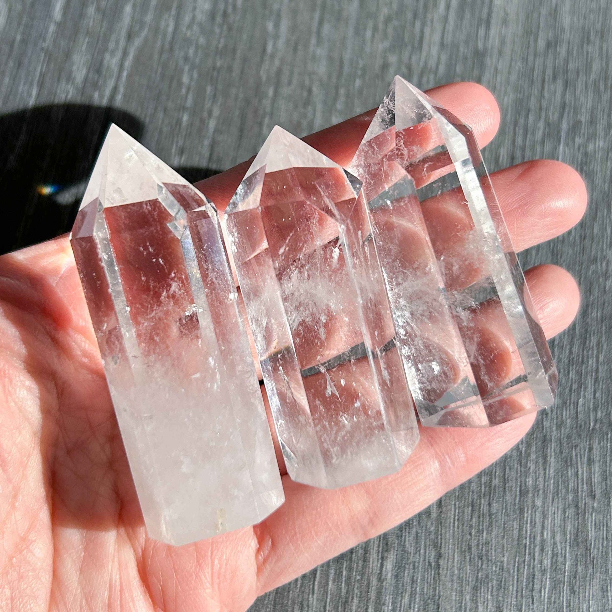 Clear Quartz Points Standing Stone