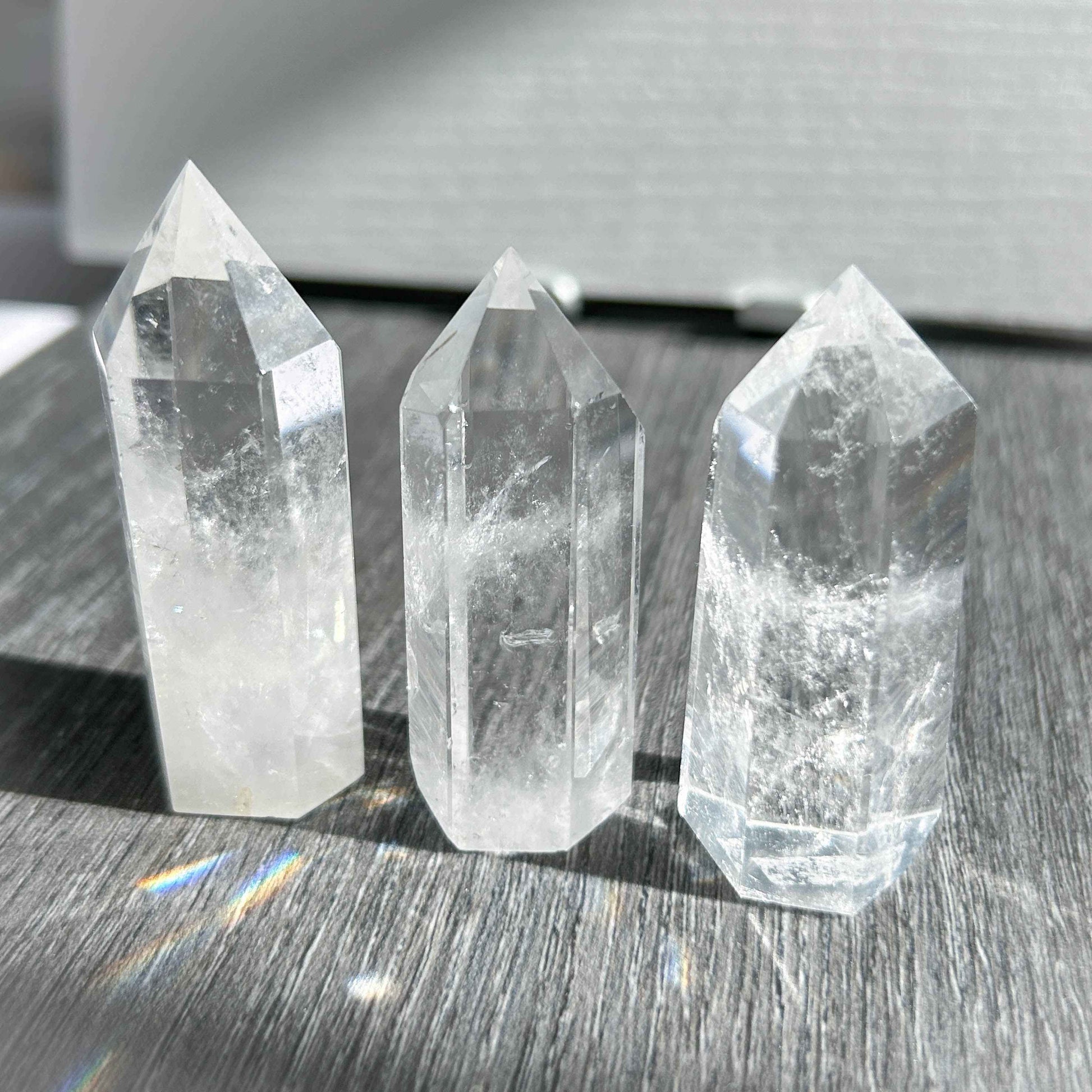 Clear Quartz Points Standing Stone