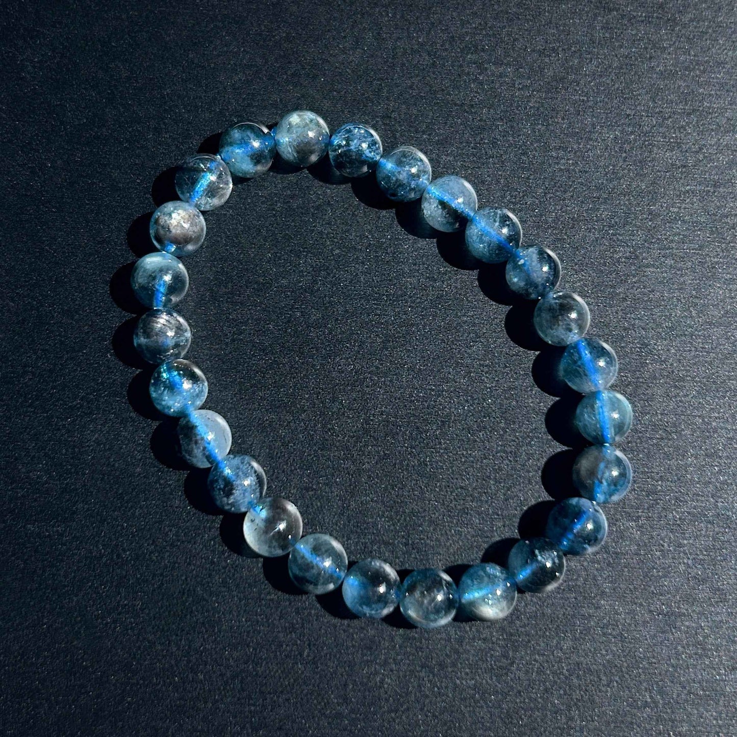 High Quality Rare Starry Devil Blue Aquamarine Bracelet in 7 to 10MM