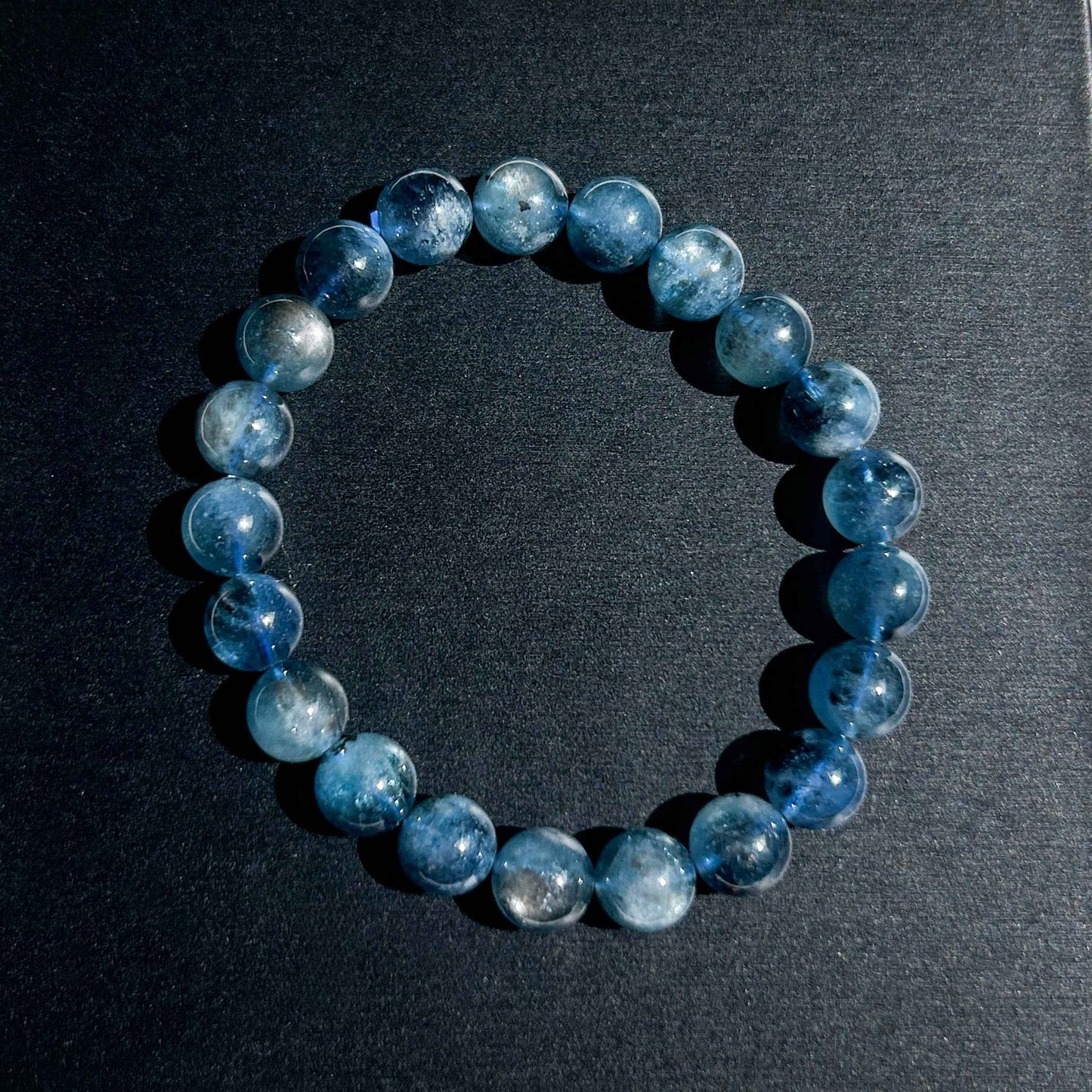 High Quality Rare Starry Devil Blue Aquamarine Bracelet in 7 to 10MM