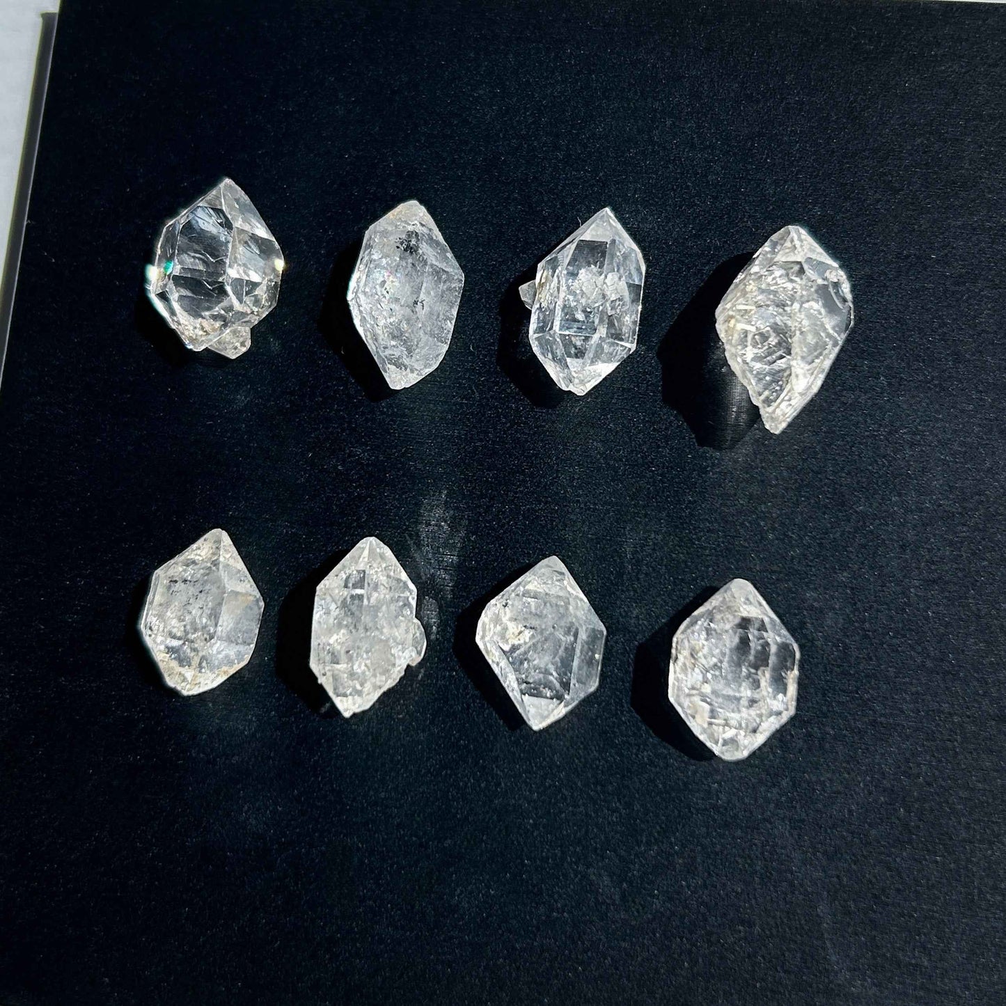 Herkimer Diamond Raw Crystal Specimen: Double-Terminated Meditation Stone DIY Craft