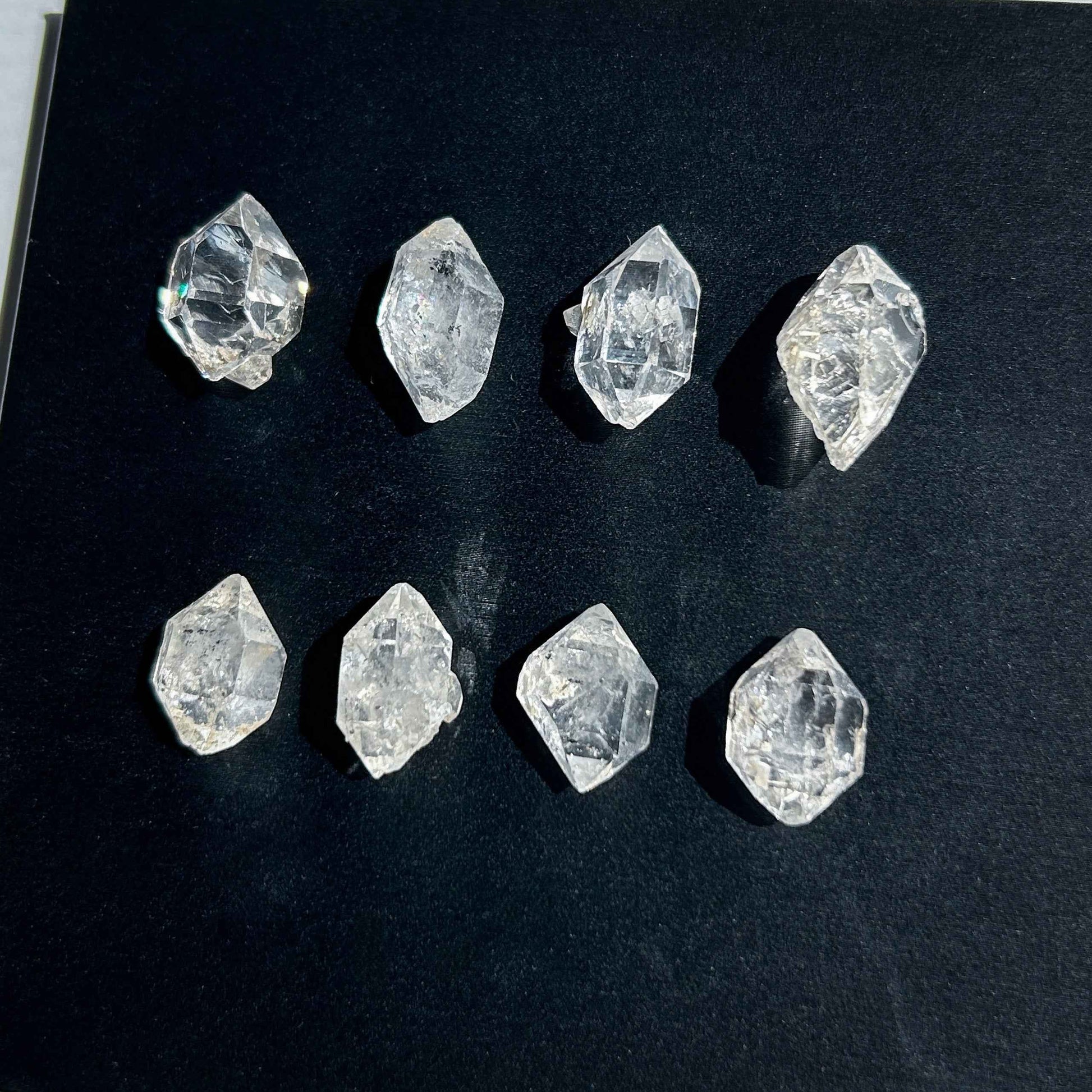 Herkimer Diamond Raw Crystal Specimen: Double-Terminated Meditation Stone DIY Craft