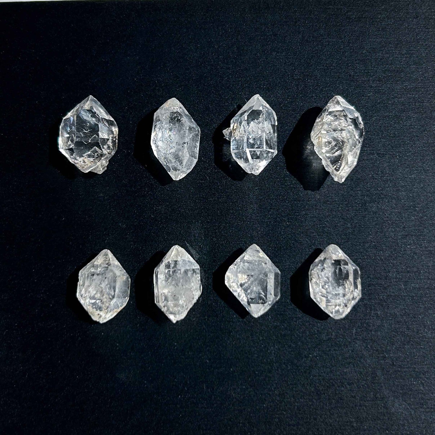 Herkimer Diamond Raw Crystal Specimen: Double-Terminated Meditation Stone DIY Craft