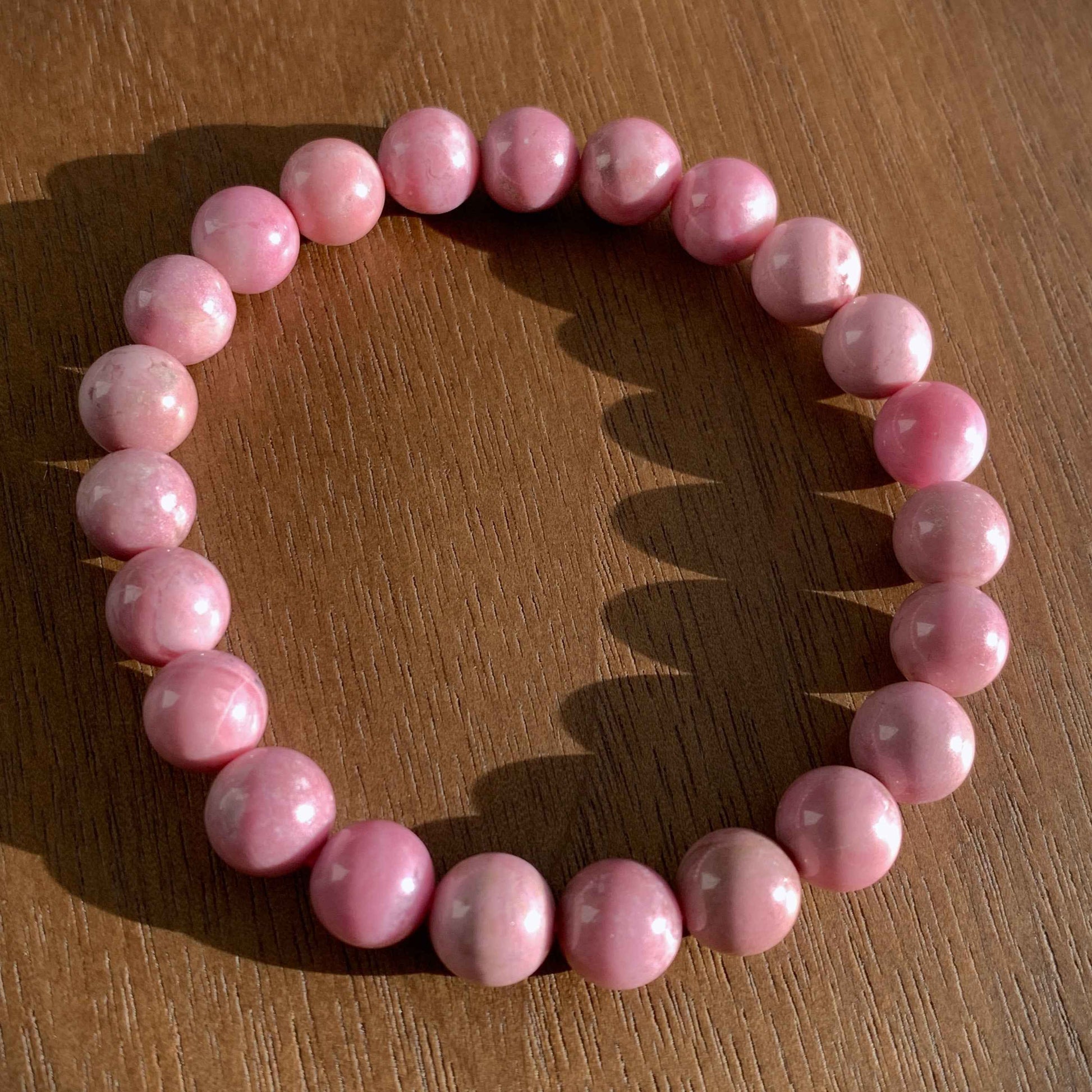 High Quality Natural Rhodonite Bracelet in 7 to 9MM