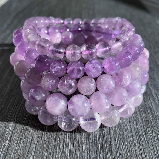 Natural Lavender Amethyst Bracelet in 7 to 10MM