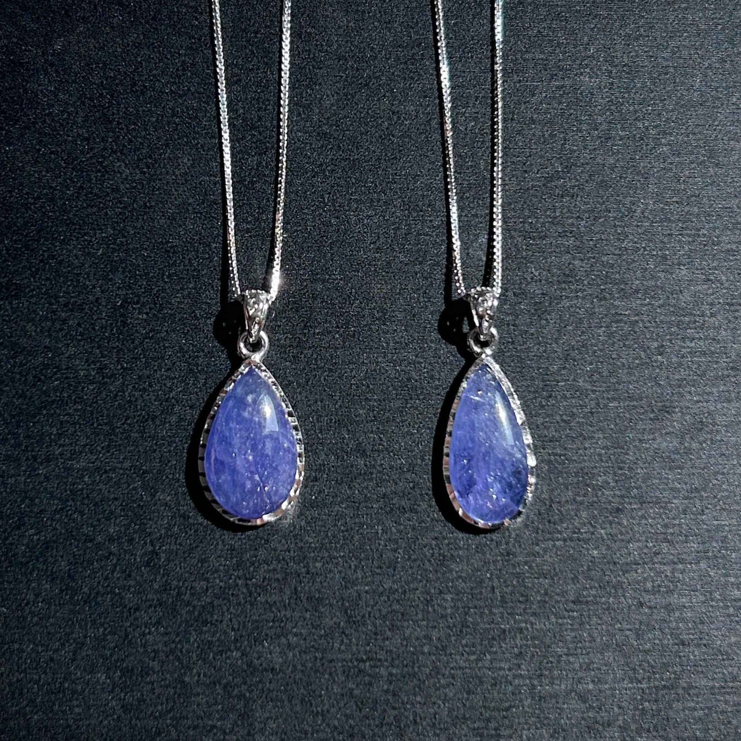 Rare High Quality Tanzanite 925 Sterling Silver Small Pendant (chain excluded)