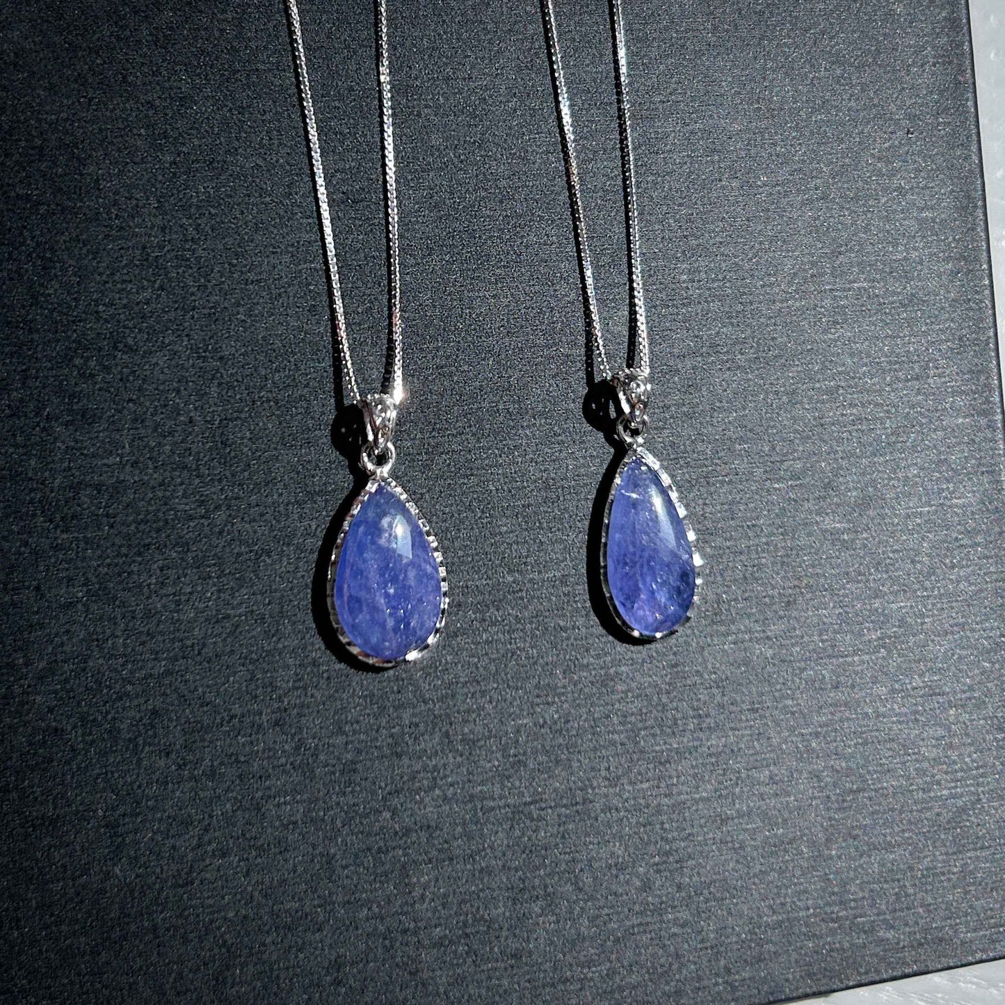 Rare High Quality Tanzanite 925 Sterling Silver Small Pendant (chain excluded)