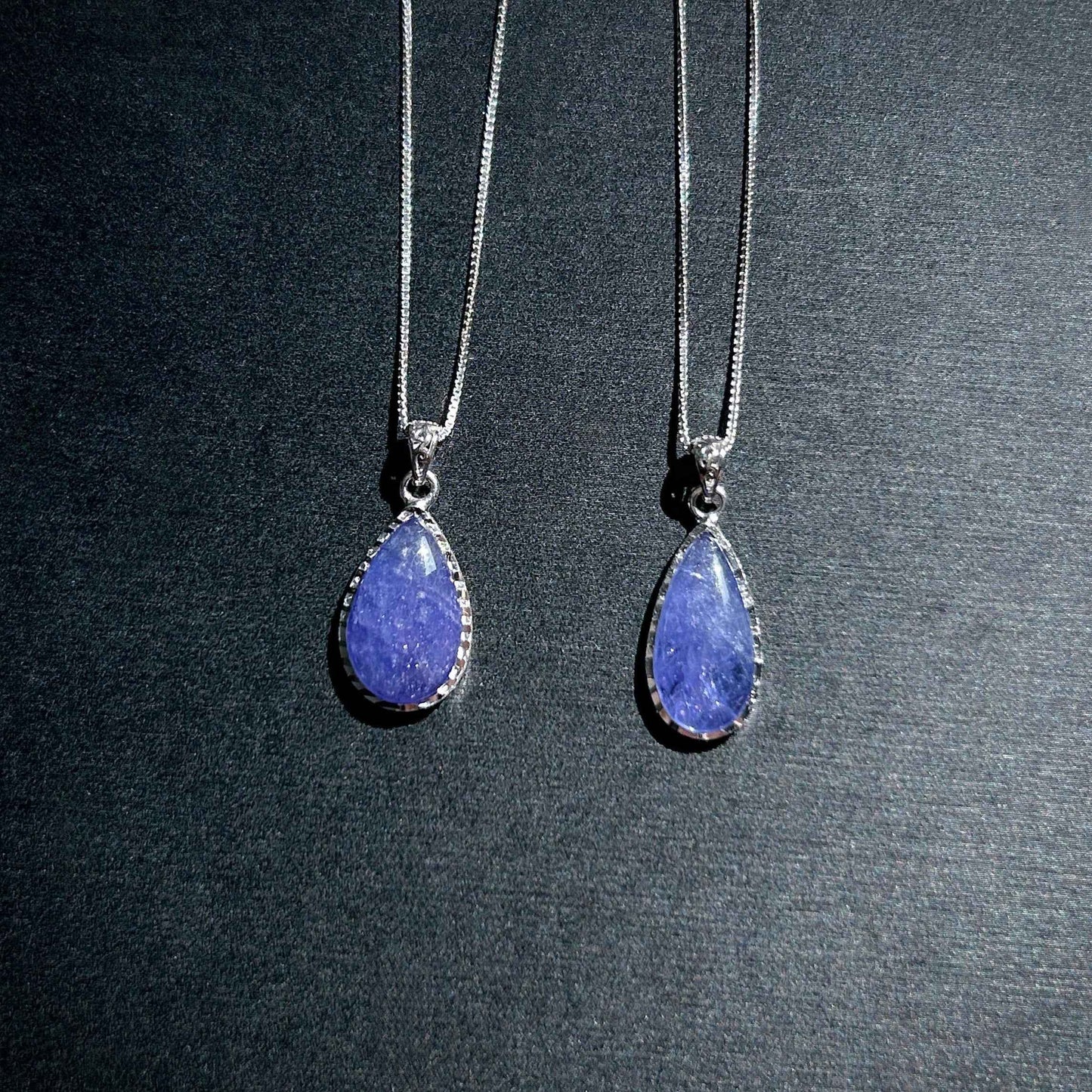 Rare High Quality Tanzanite 925 Sterling Silver Small Pendant (chain excluded)