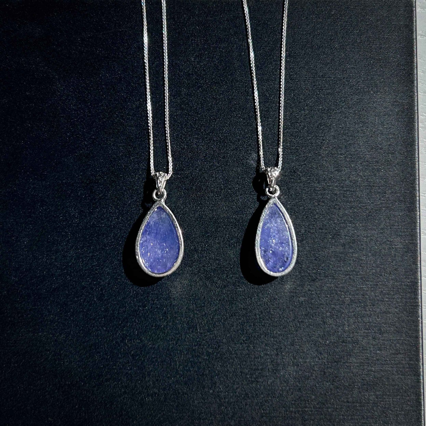 Rare High Quality Tanzanite 925 Sterling Silver Small Pendant (chain excluded)
