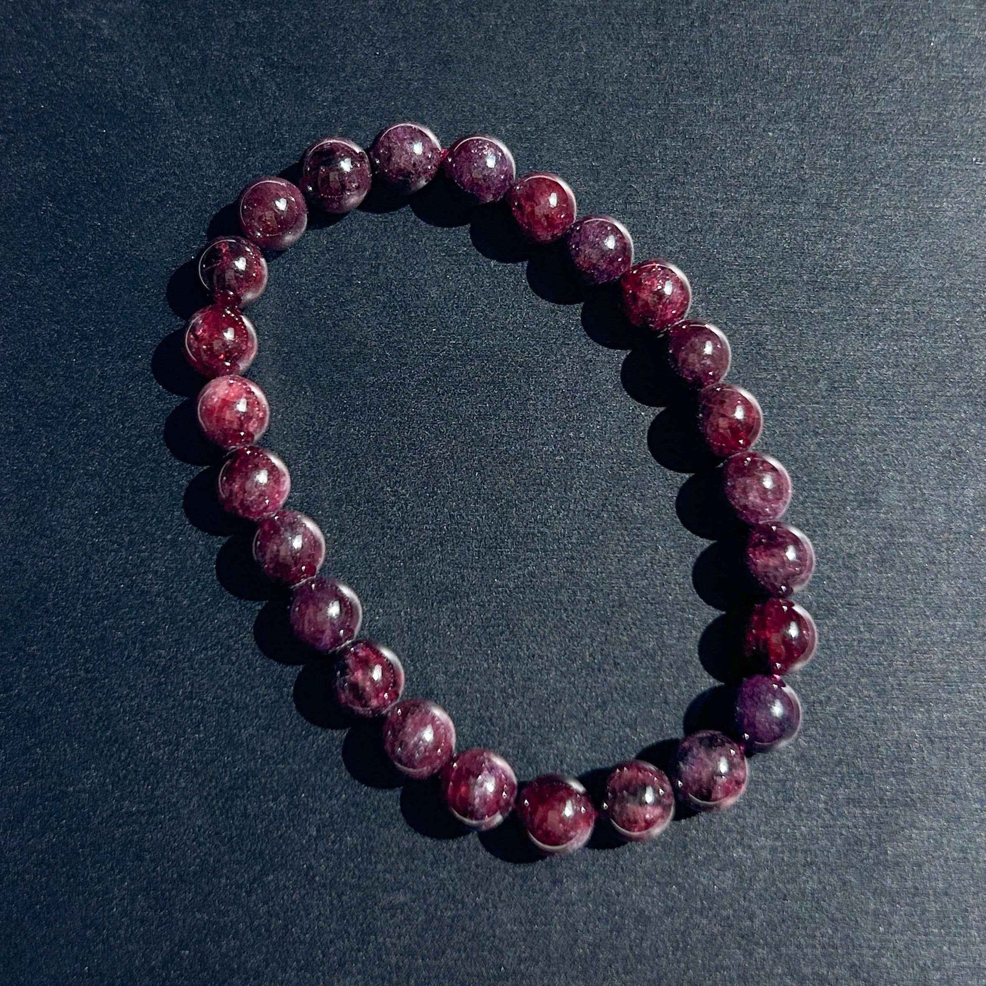 Natural Garnet with Starry Light Bracelet in 6 to 10MM