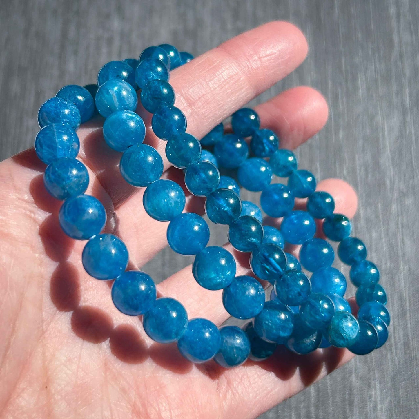 Rare High Quality Apatite Bracelet in 7 to 8MM