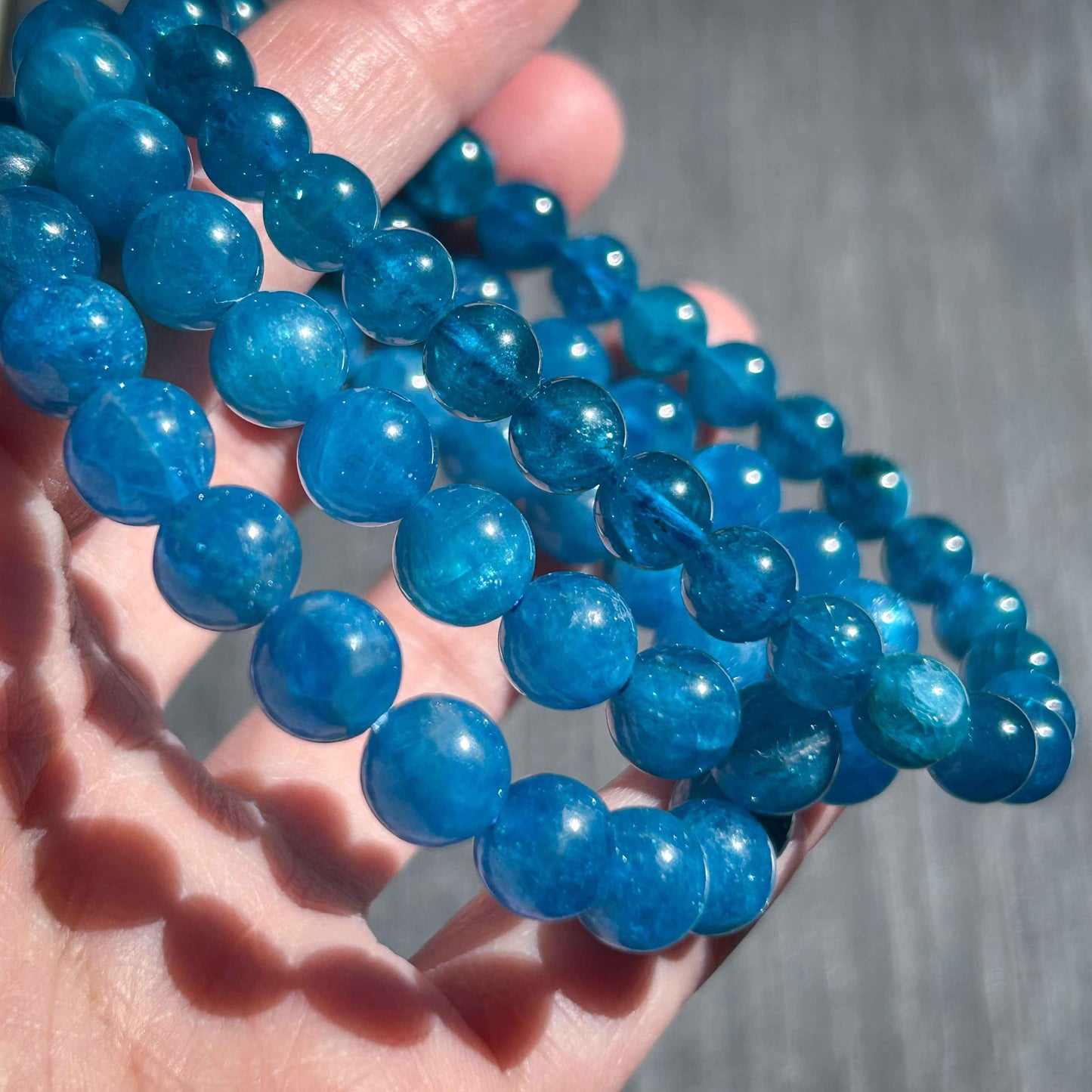 Rare High Quality Apatite Bracelet in 7 to 8MM