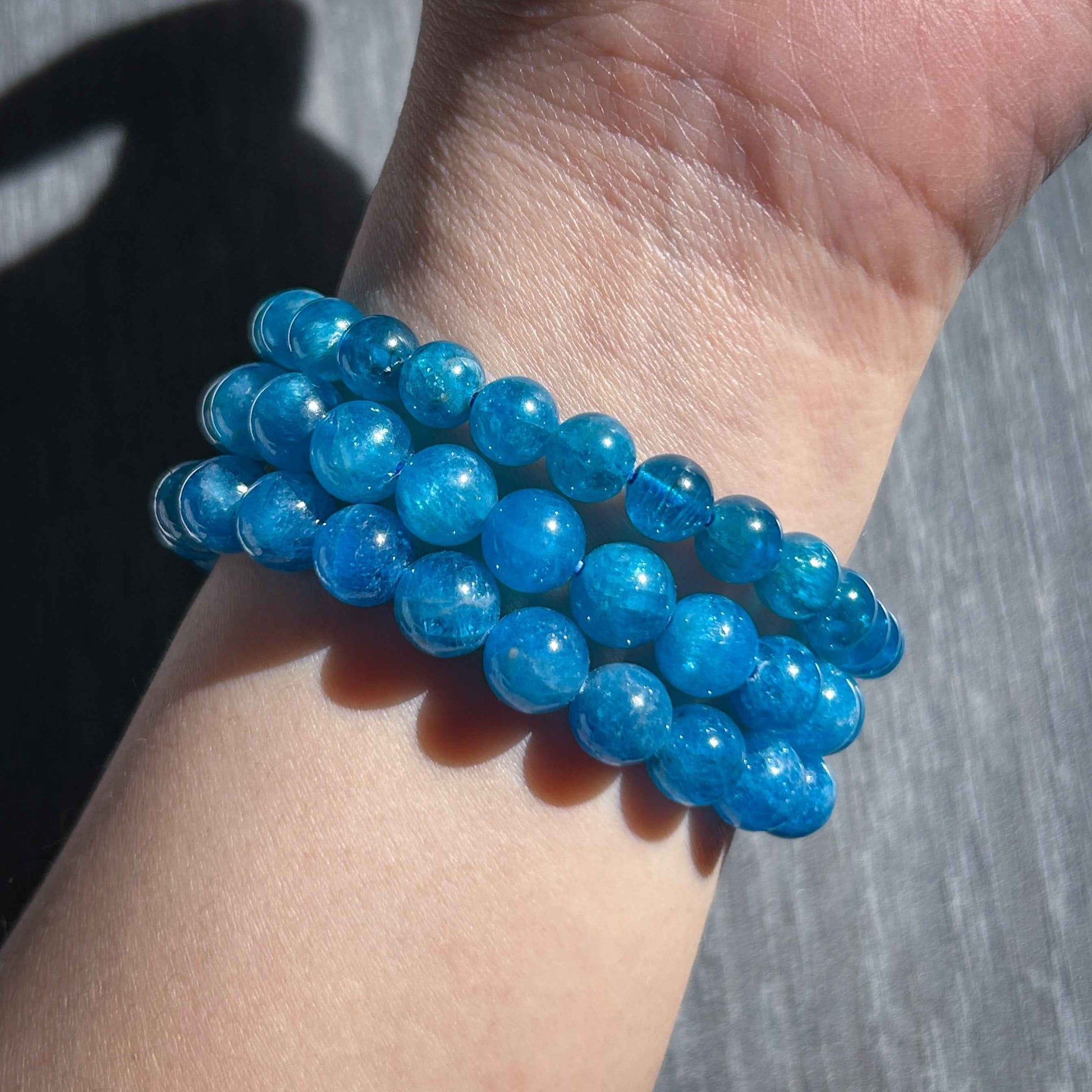Rare High Quality Apatite Bracelet in 7 to 8MM