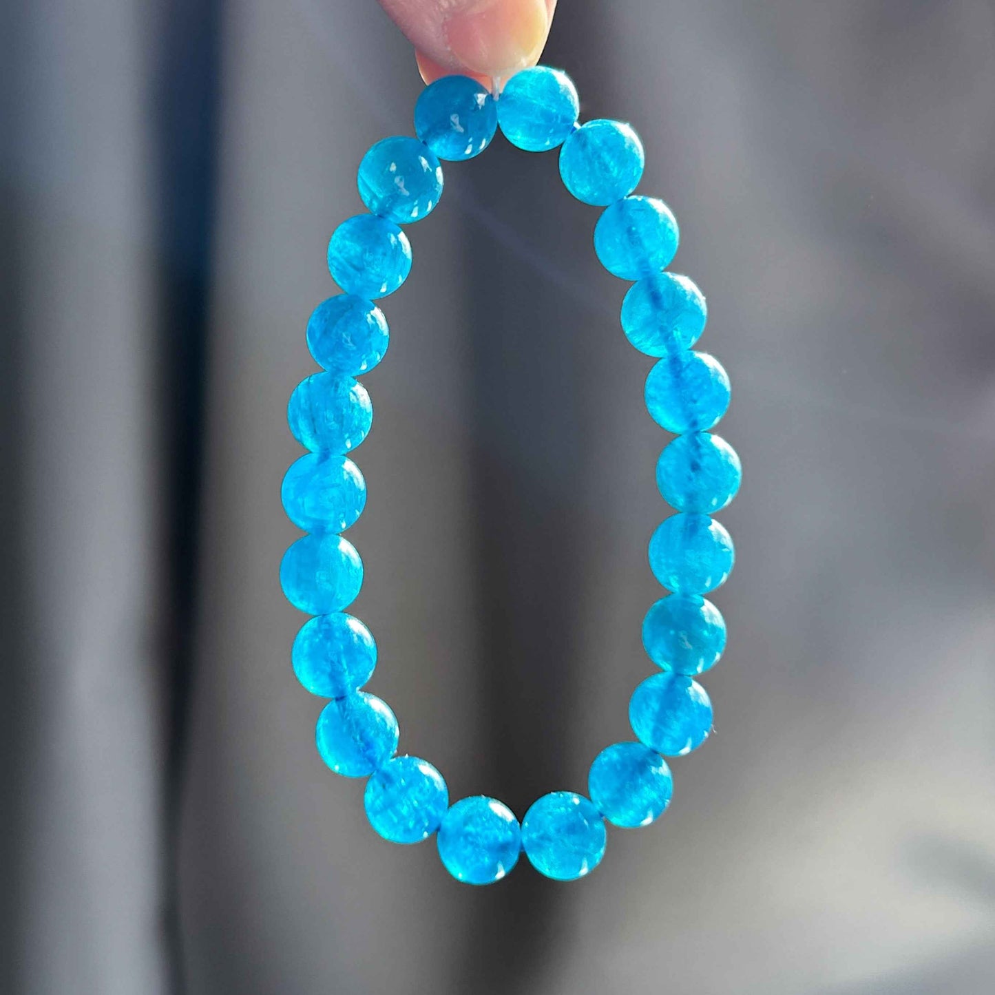 Rare High Quality Apatite Bracelet in 7 to 8MM