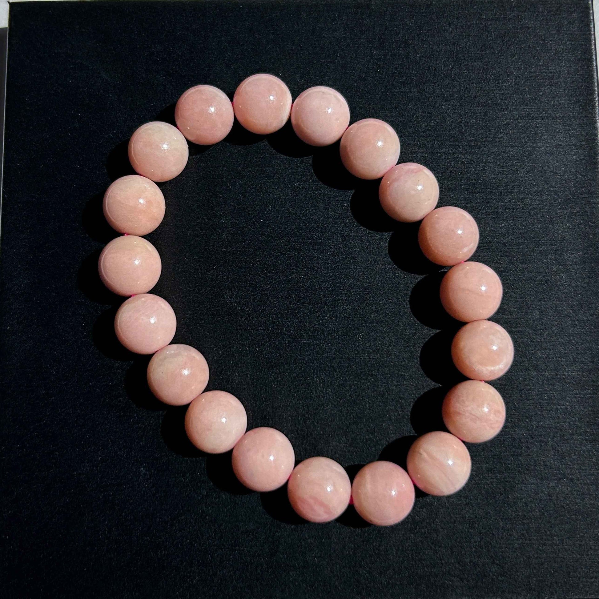 Rare Top Quality Natural Pink Opal Bracelet in 6 to 11MM