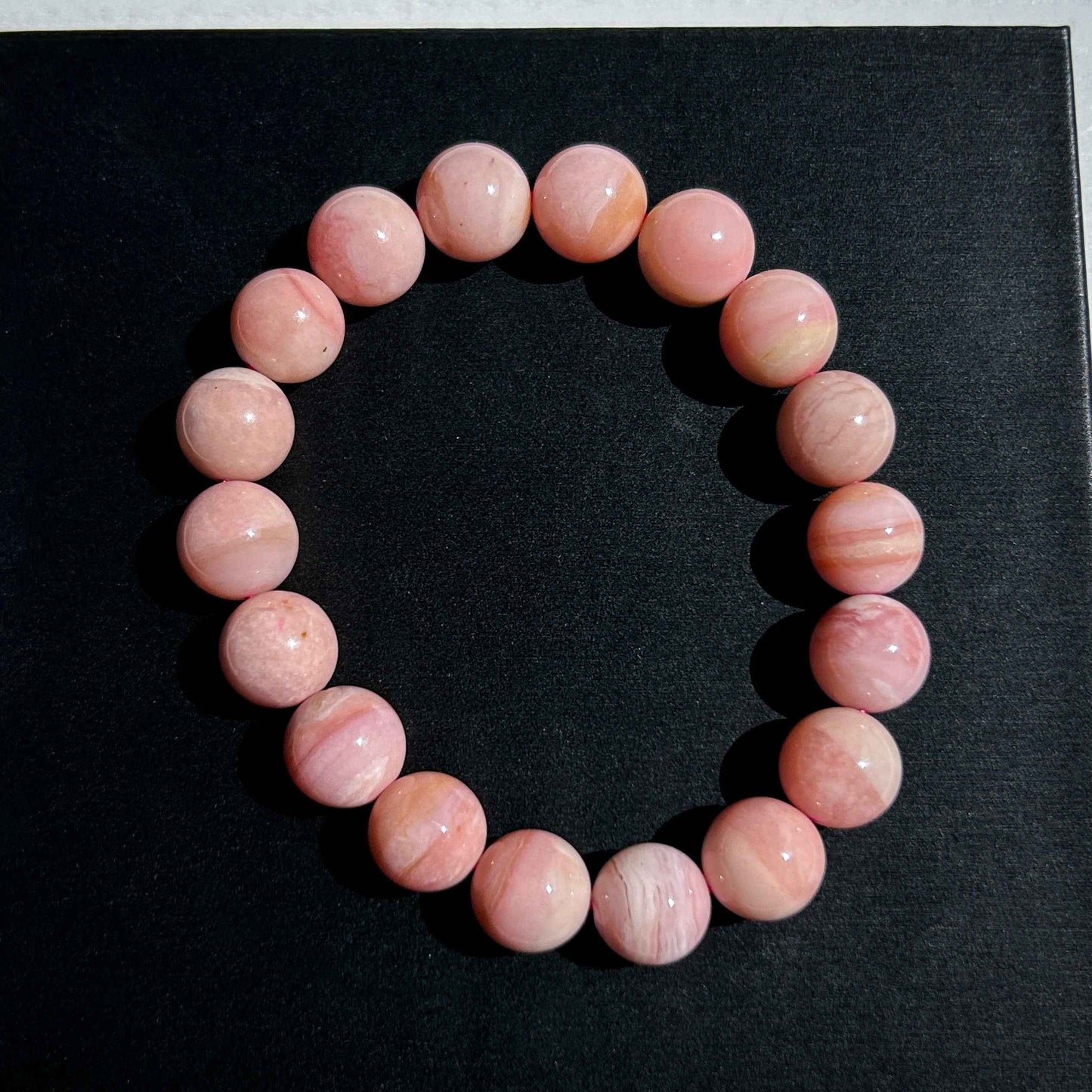 Rare Top Quality Natural Pink Opal Bracelet in 6 to 11MM