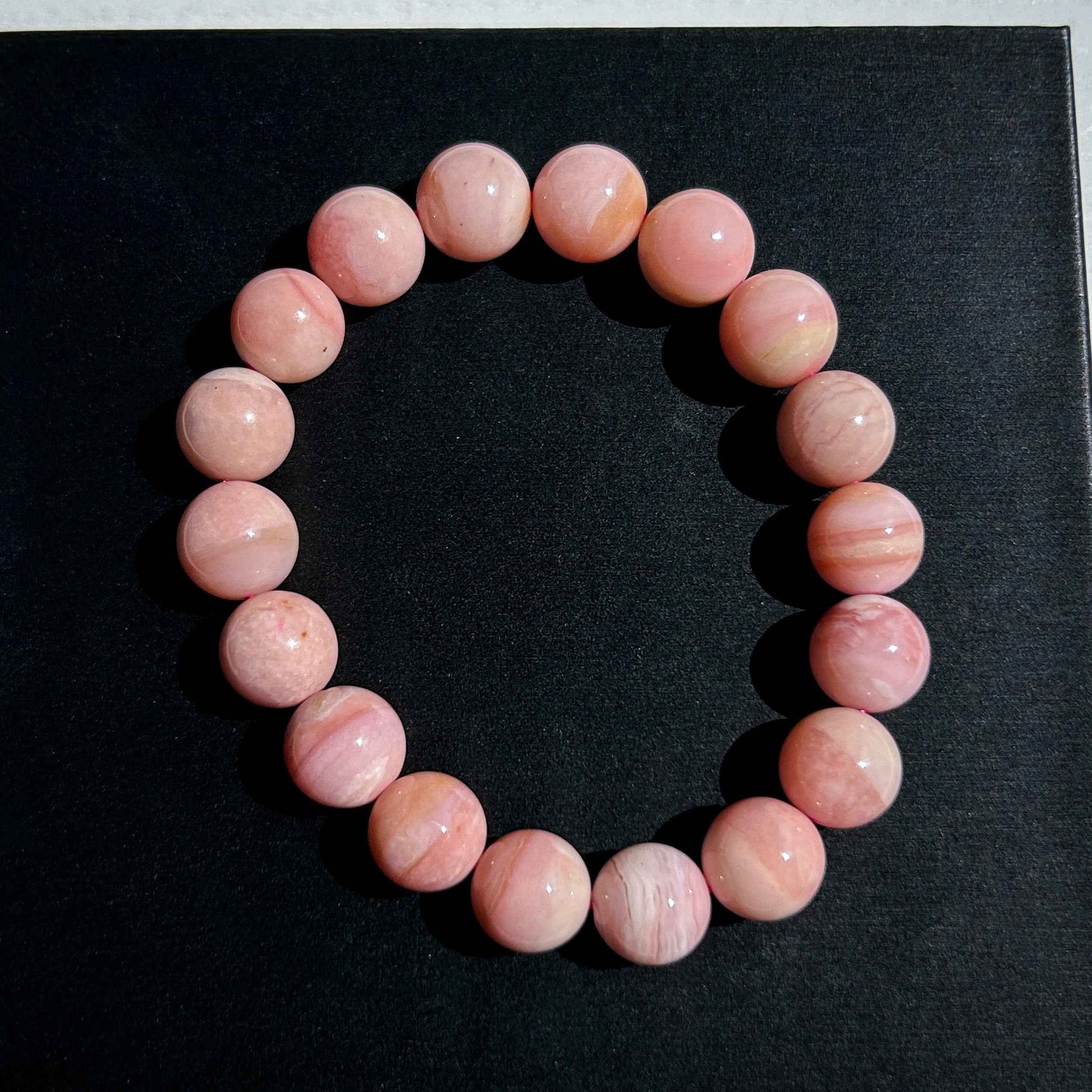 Rare Top Quality Natural Pink Opal Bracelet in 6 to 11MM