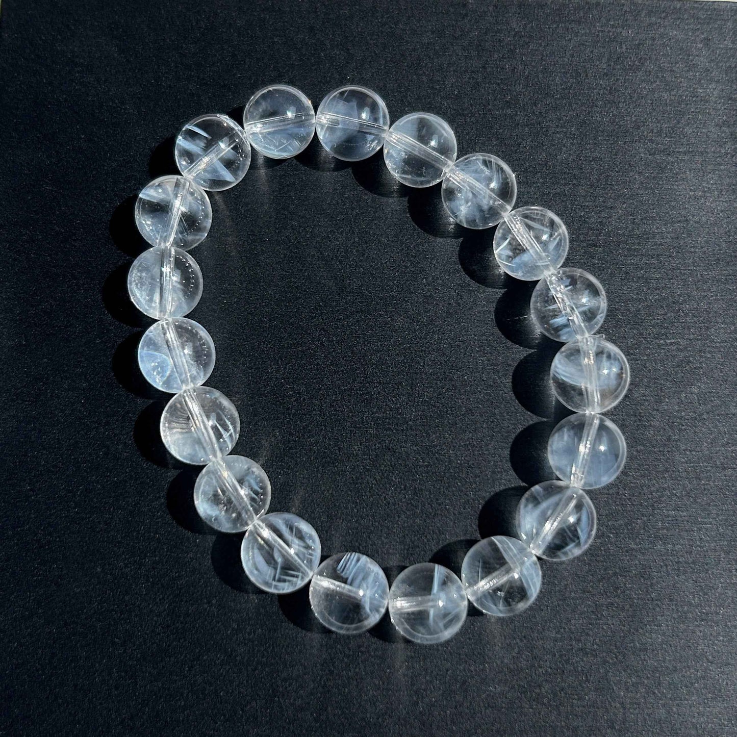 Rare Top Quality Blue Needle Quartz Bracelet in 10.3MM