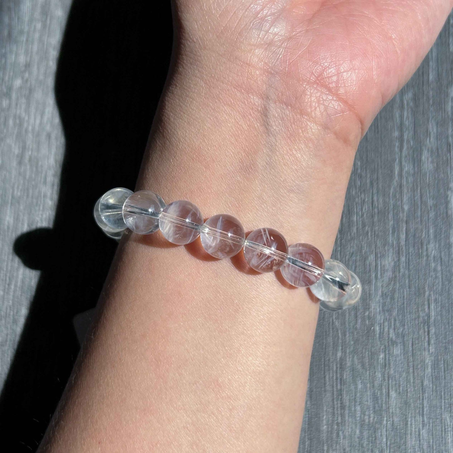 Rare Top Quality Blue Needle Quartz Bracelet in 10.3MM