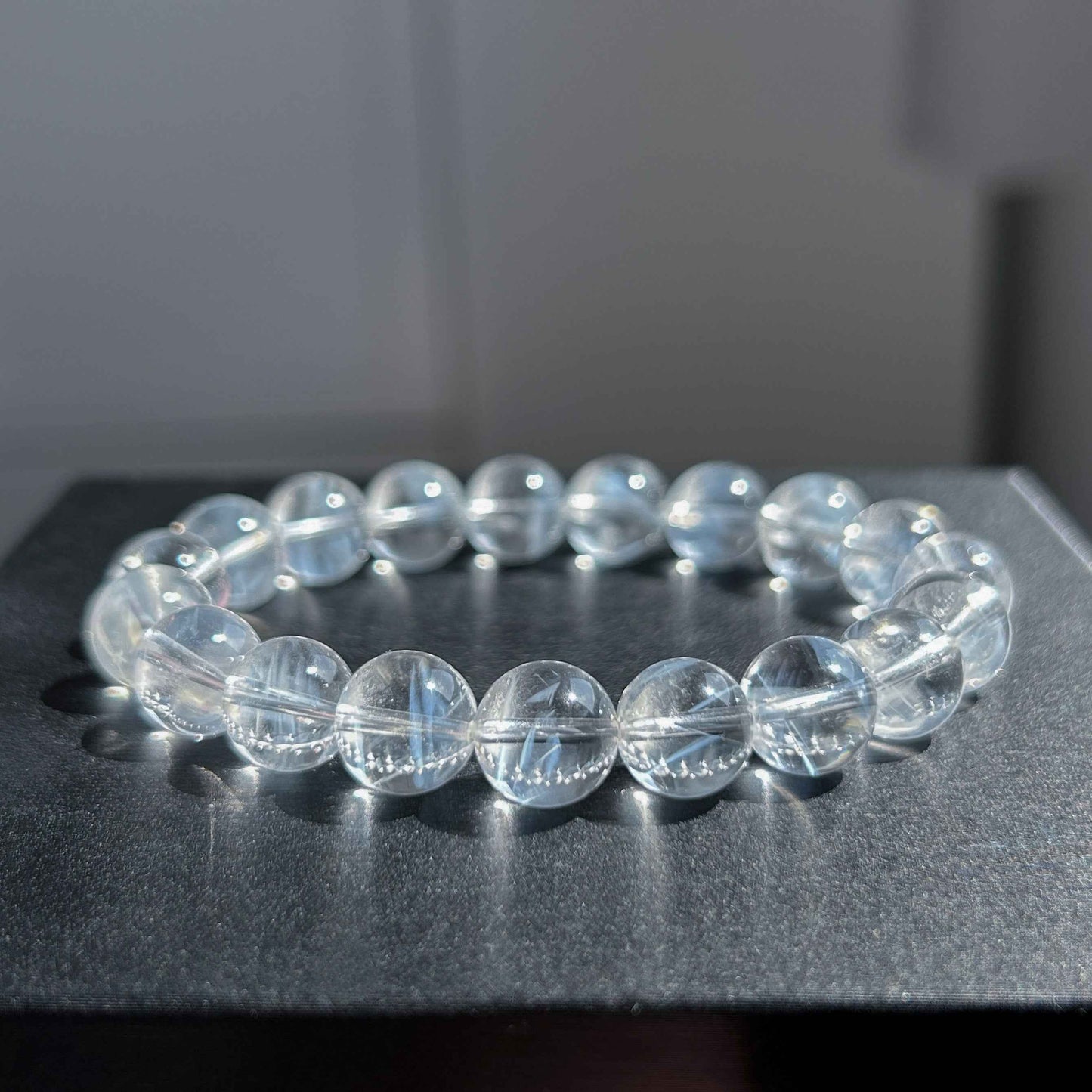 Rare Top Quality Blue Needle Quartz Bracelet in 10.3MM