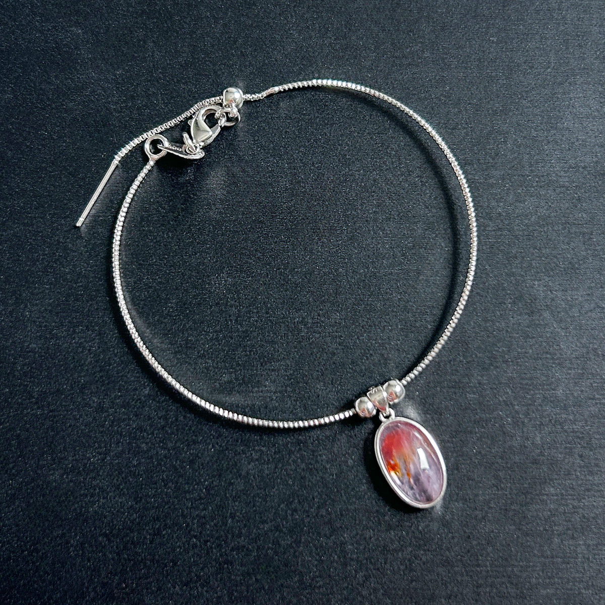 Auralite 925 Sterling Silver Small Pendant Necklace Bracelet
