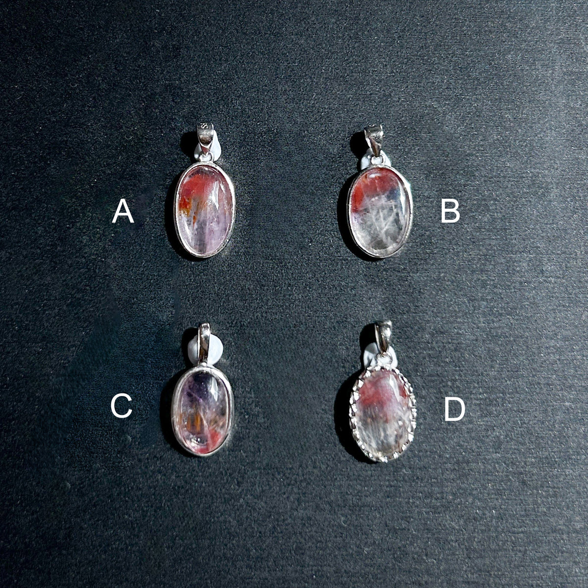 Auralite 925 Sterling Silver Small Pendant Necklace Bracelet