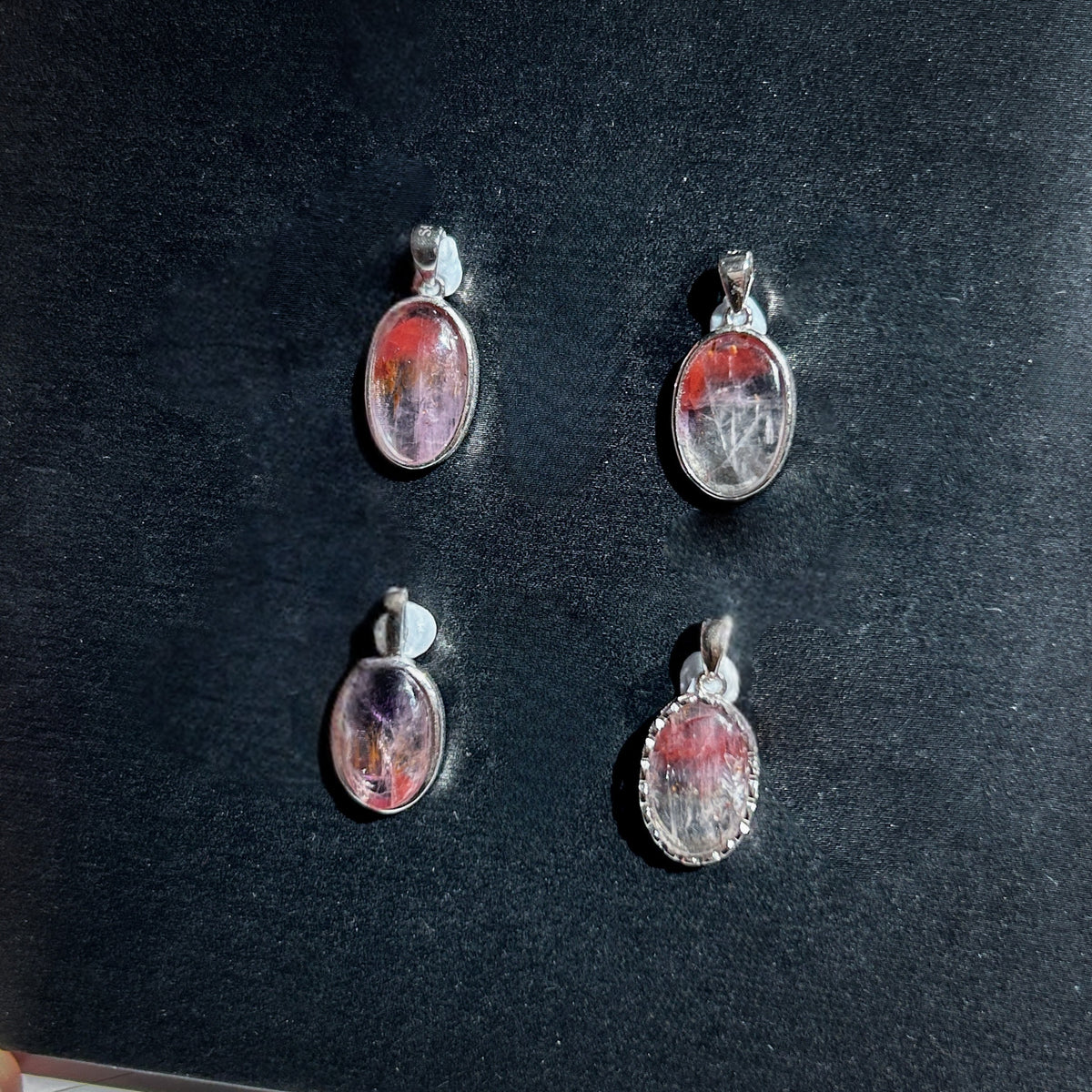 Auralite 925 Sterling Silver Small Pendant Necklace Bracelet