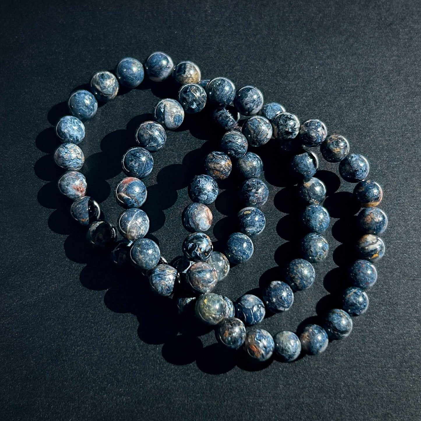 Rare Blue Pietersite Bracelet in 8 to 9MM