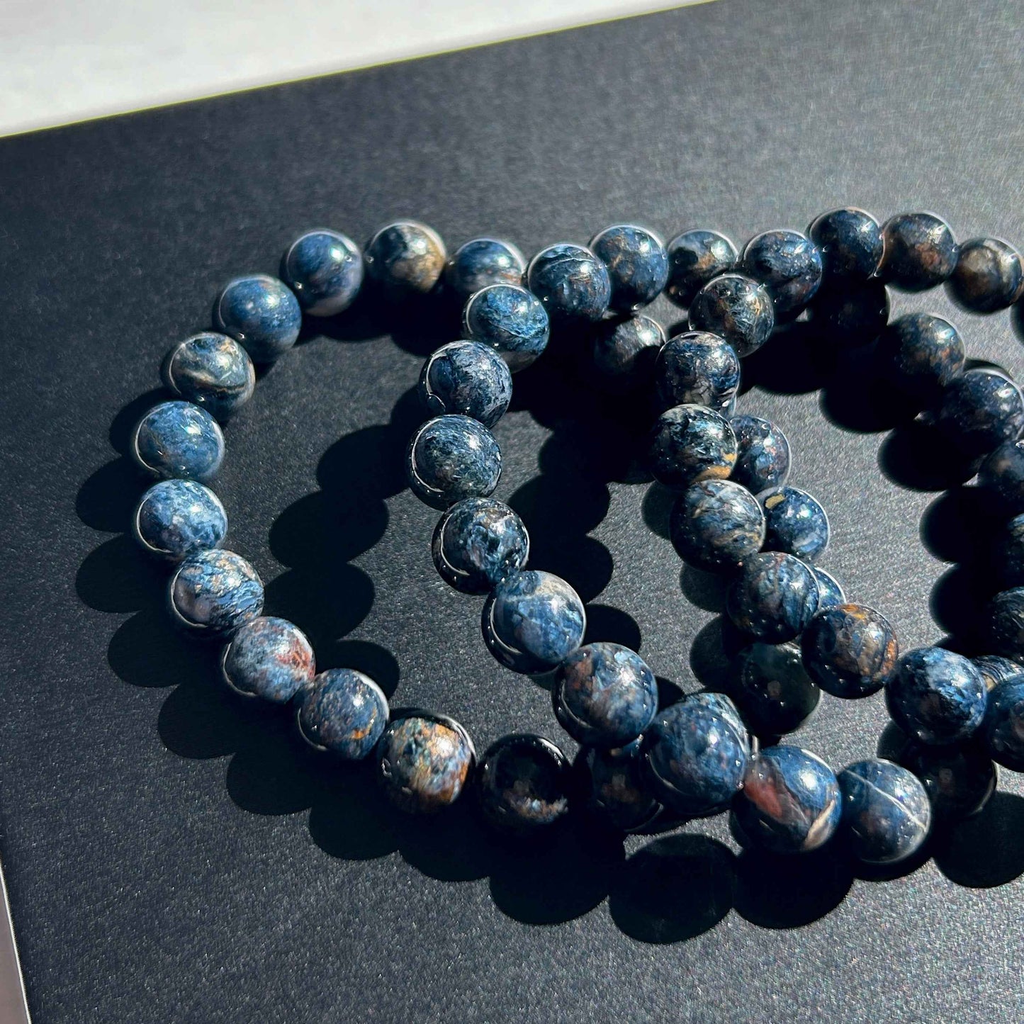 Rare Blue Pietersite Bracelet in 8 to 9MM