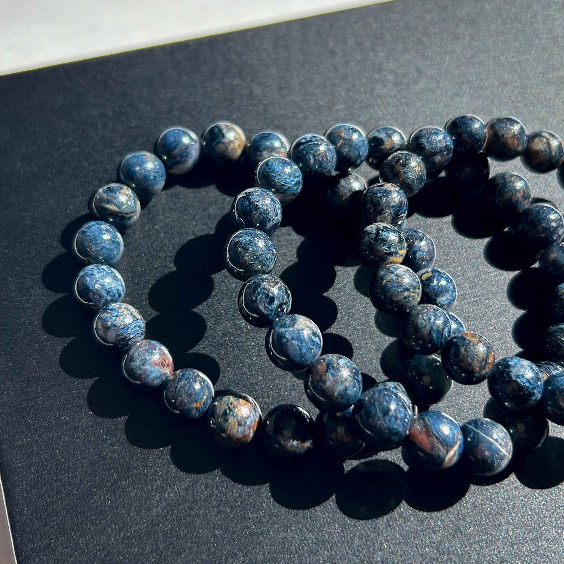 Rare Blue Pietersite Bracelet in 8 to 9MM