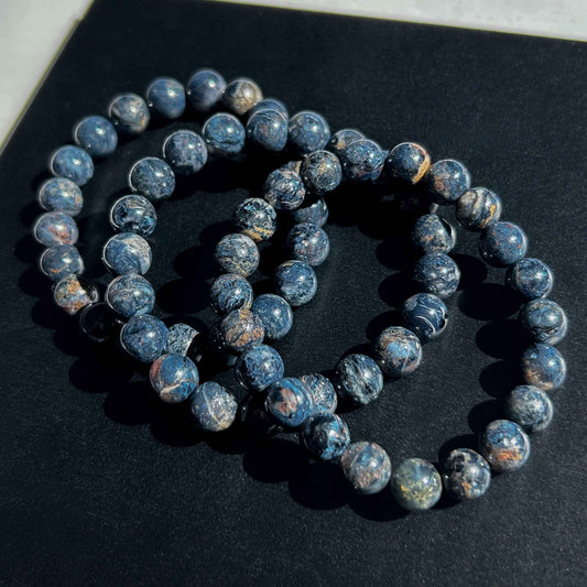 Rare Blue Pietersite Bracelet in 8 to 9MM