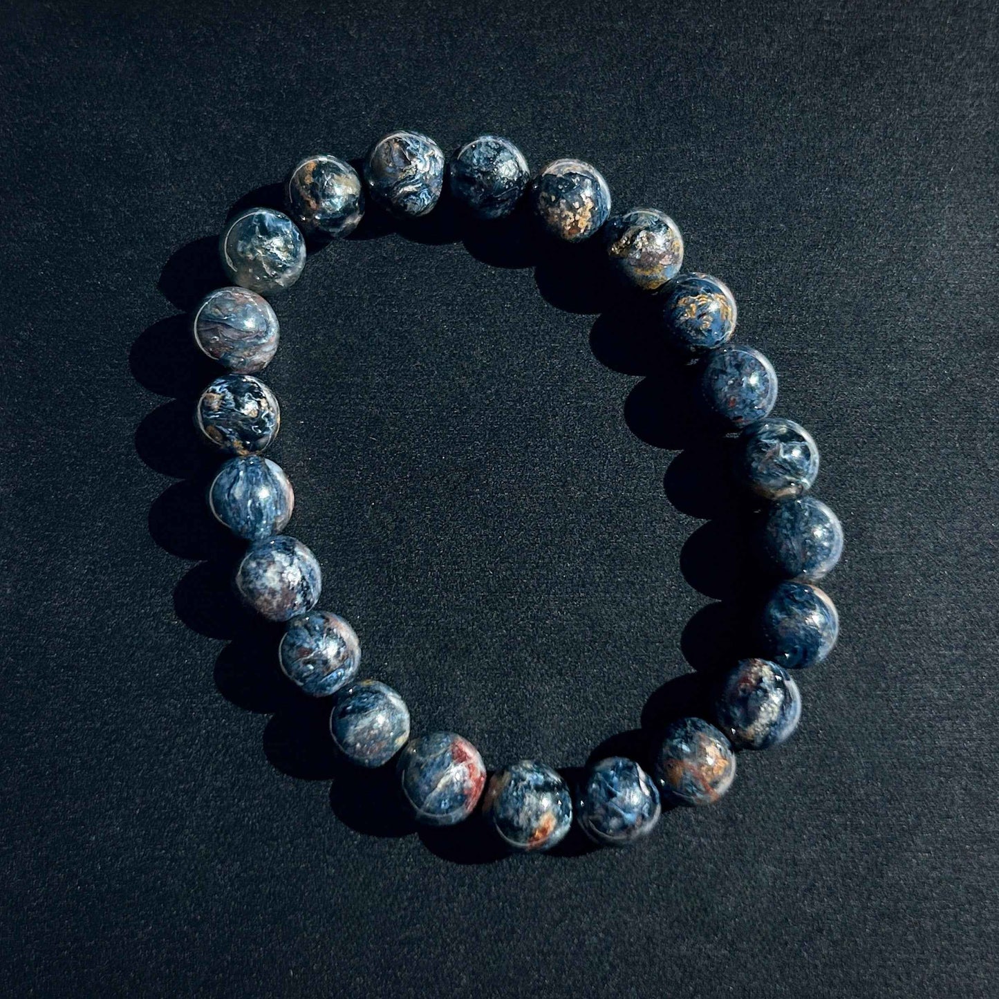 Rare Blue Pietersite Bracelet in 8 to 9MM