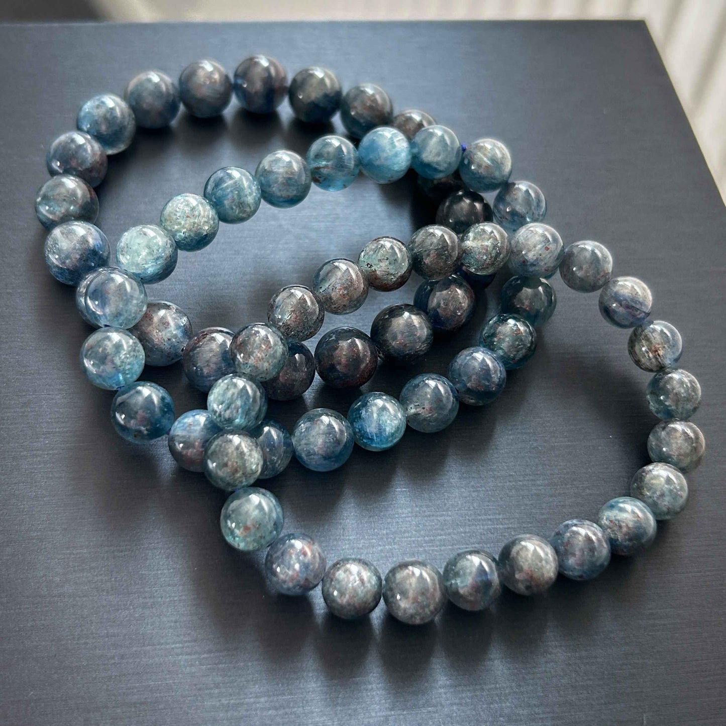 Rare Kyanite with Shining Bracelet in 8 to 10MM