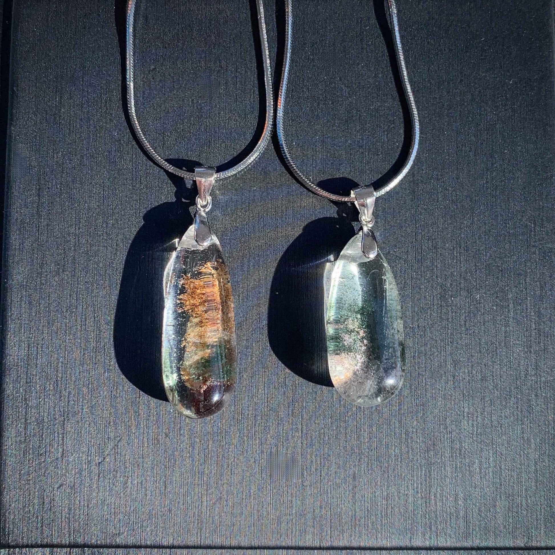 Garden Quartz 925 Sterling Silver Pendant (chain excluded)