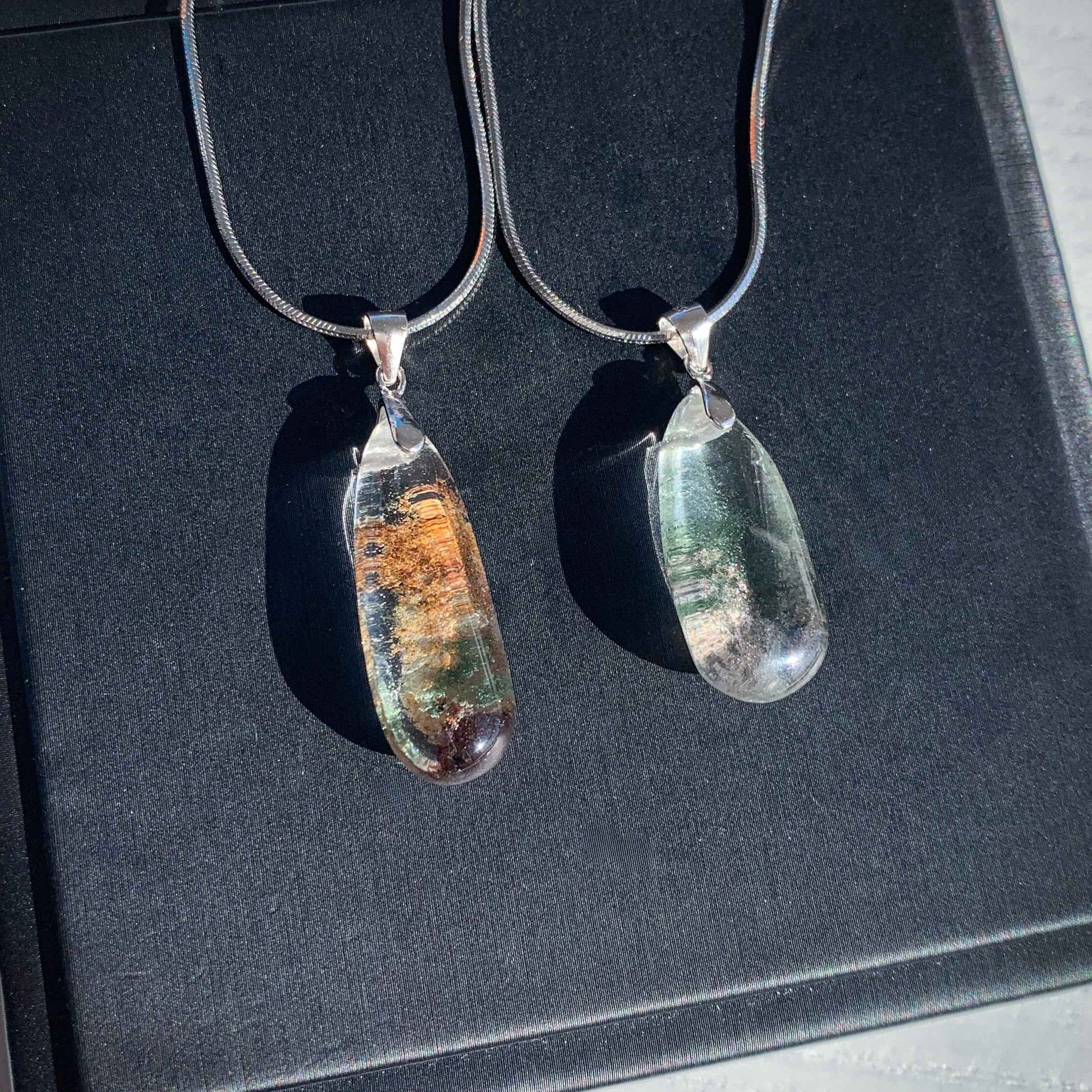 Garden Quartz 925 Sterling Silver Pendant (chain excluded)