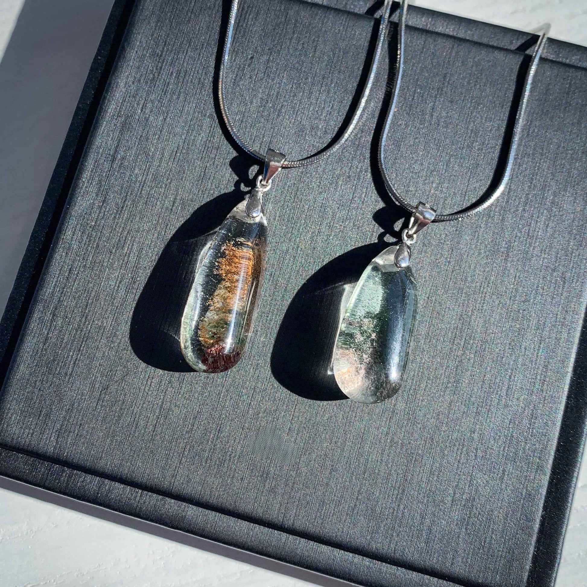 Garden Quartz 925 Sterling Silver Pendant (chain excluded)