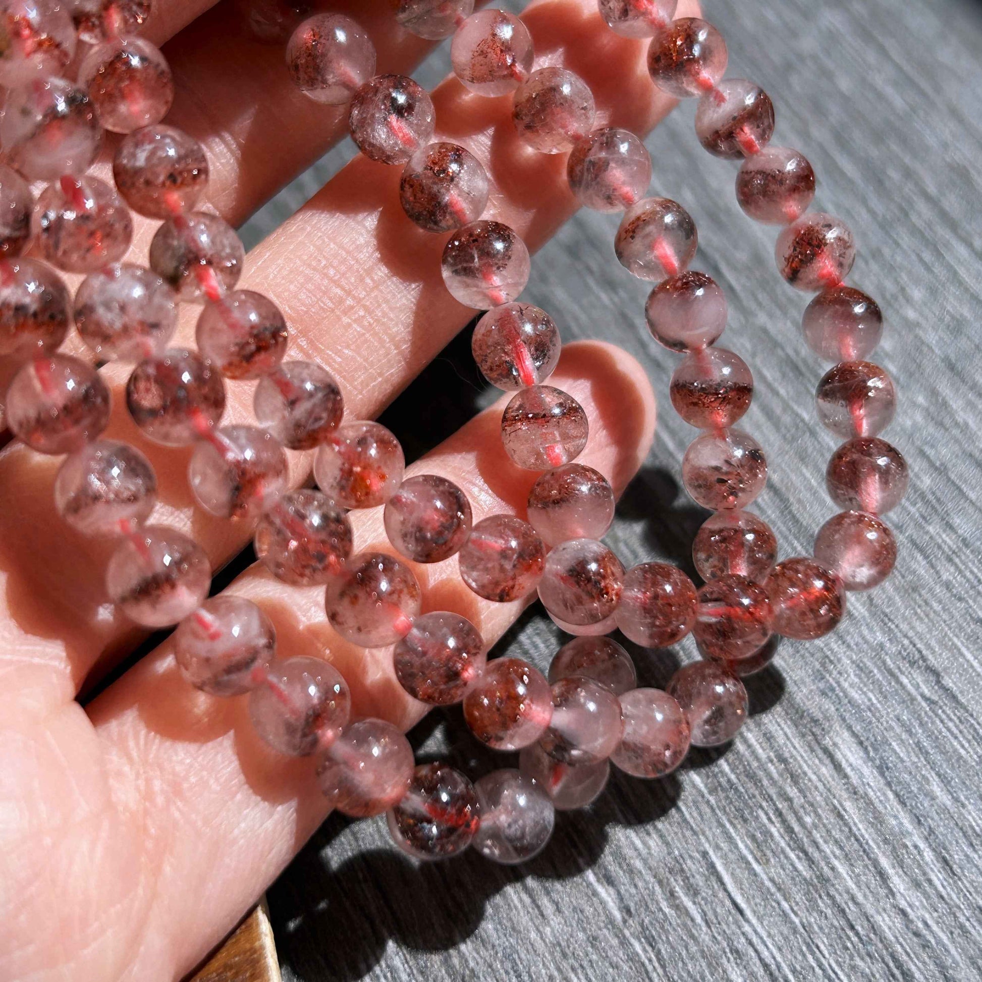 Rare Super 7 Lepidocrocite Bracelet in 5 to 6MM