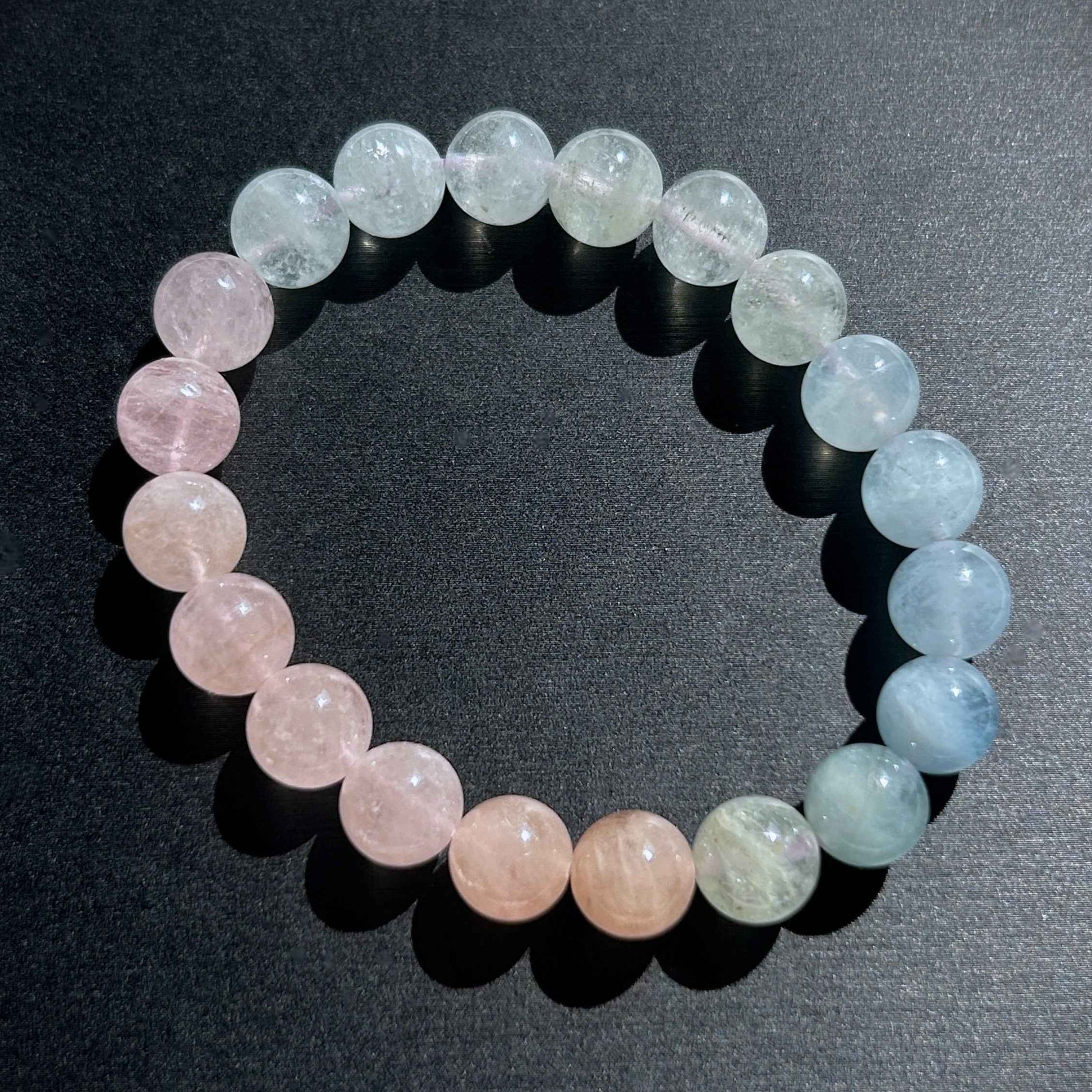 Rainbow Morganite Bracelet in 9MM