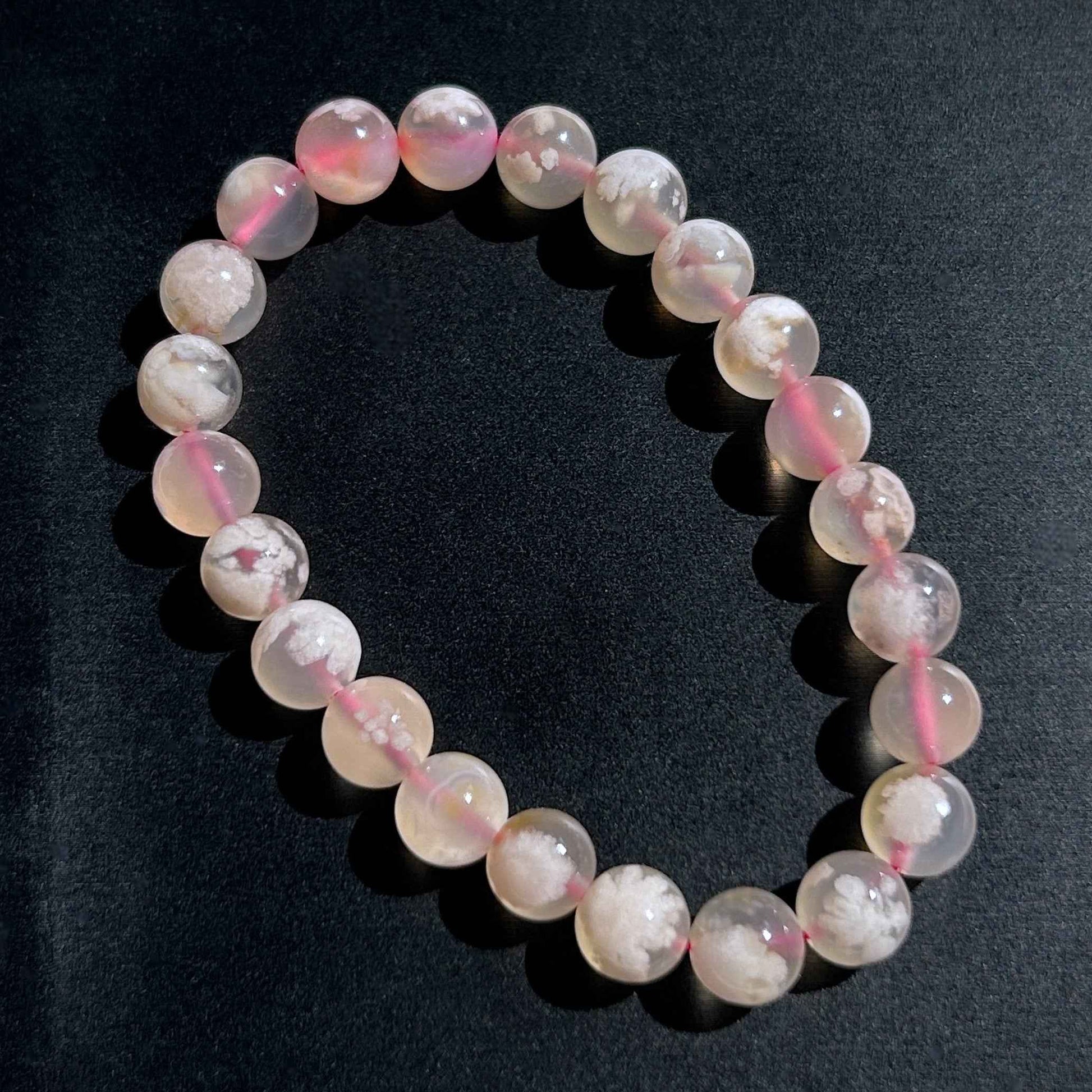 High Quality Sakura Agate Bracelet in 7 to 9MM