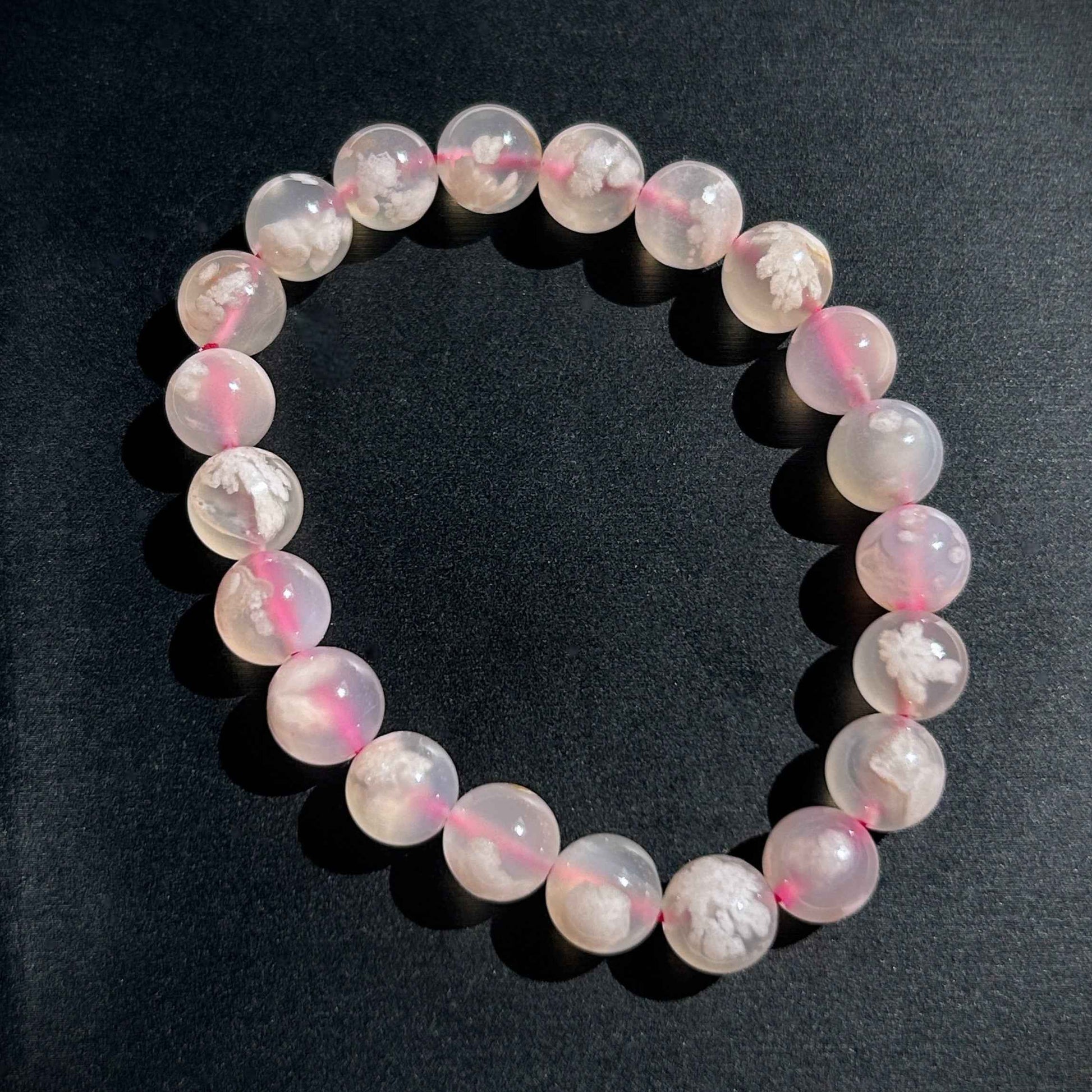 High Quality Sakura Agate Bracelet in 7 to 9MM
