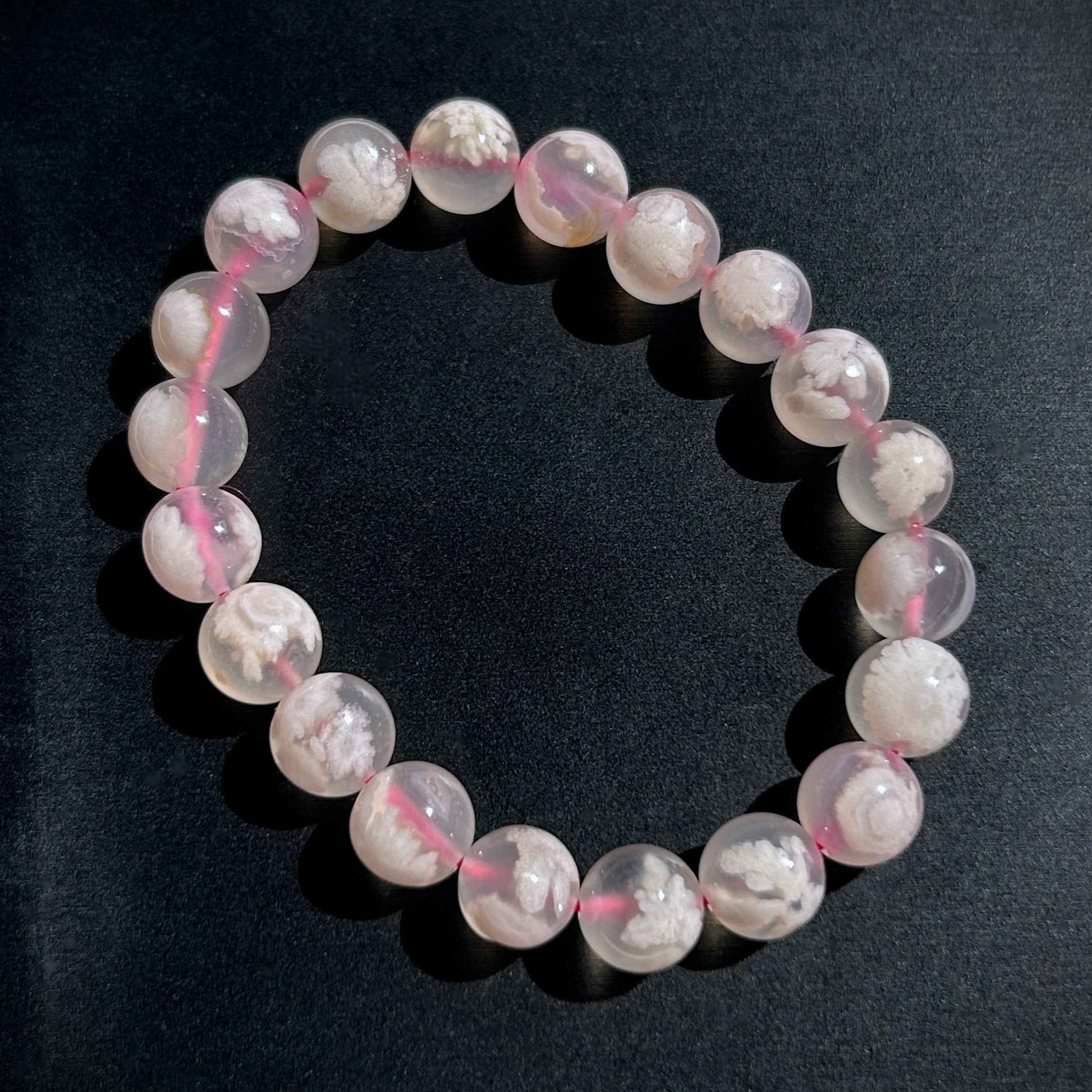 High Quality Sakura Agate Bracelet in 7 to 9MM