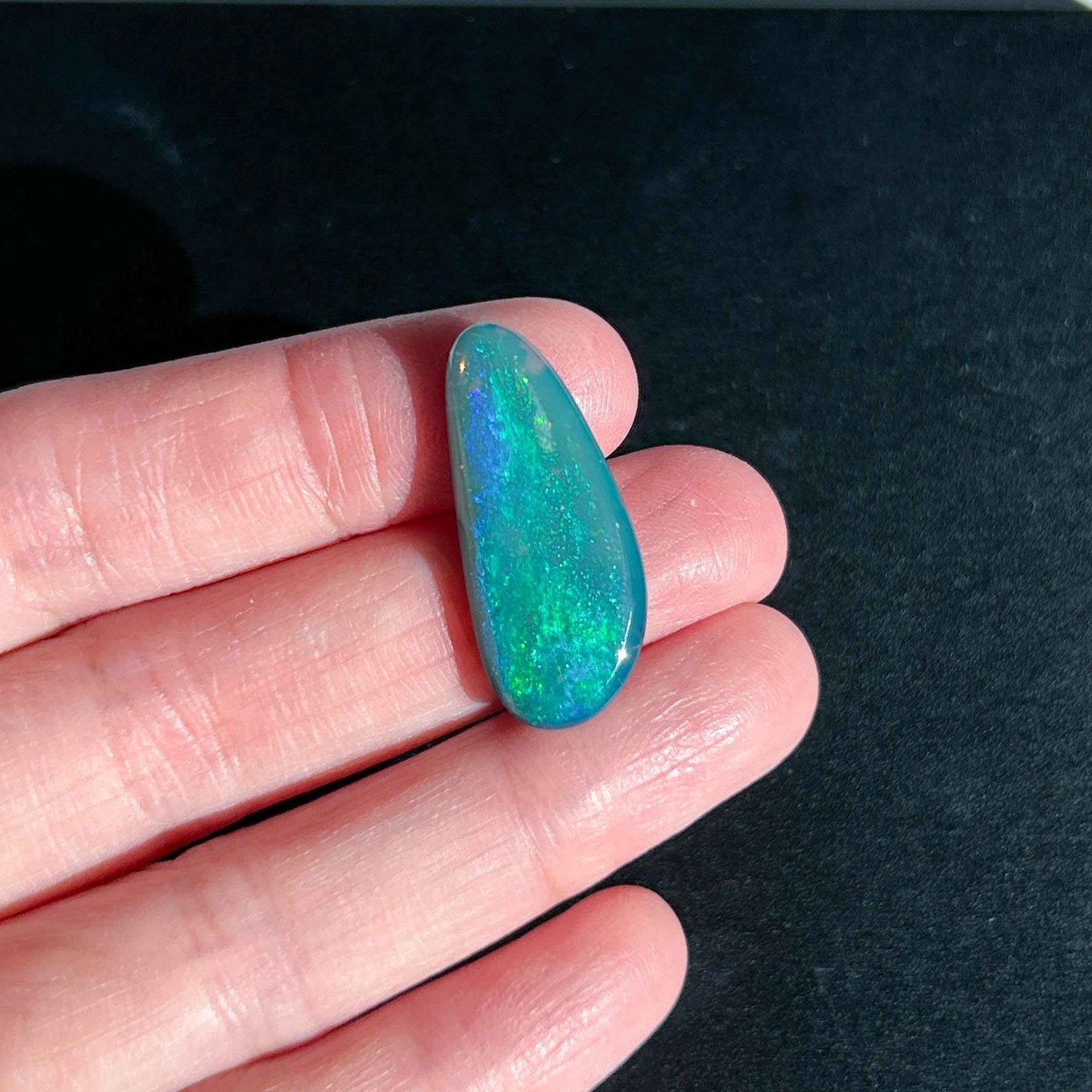 Australian Blue Opal Solid Gemstone for DIY Craft