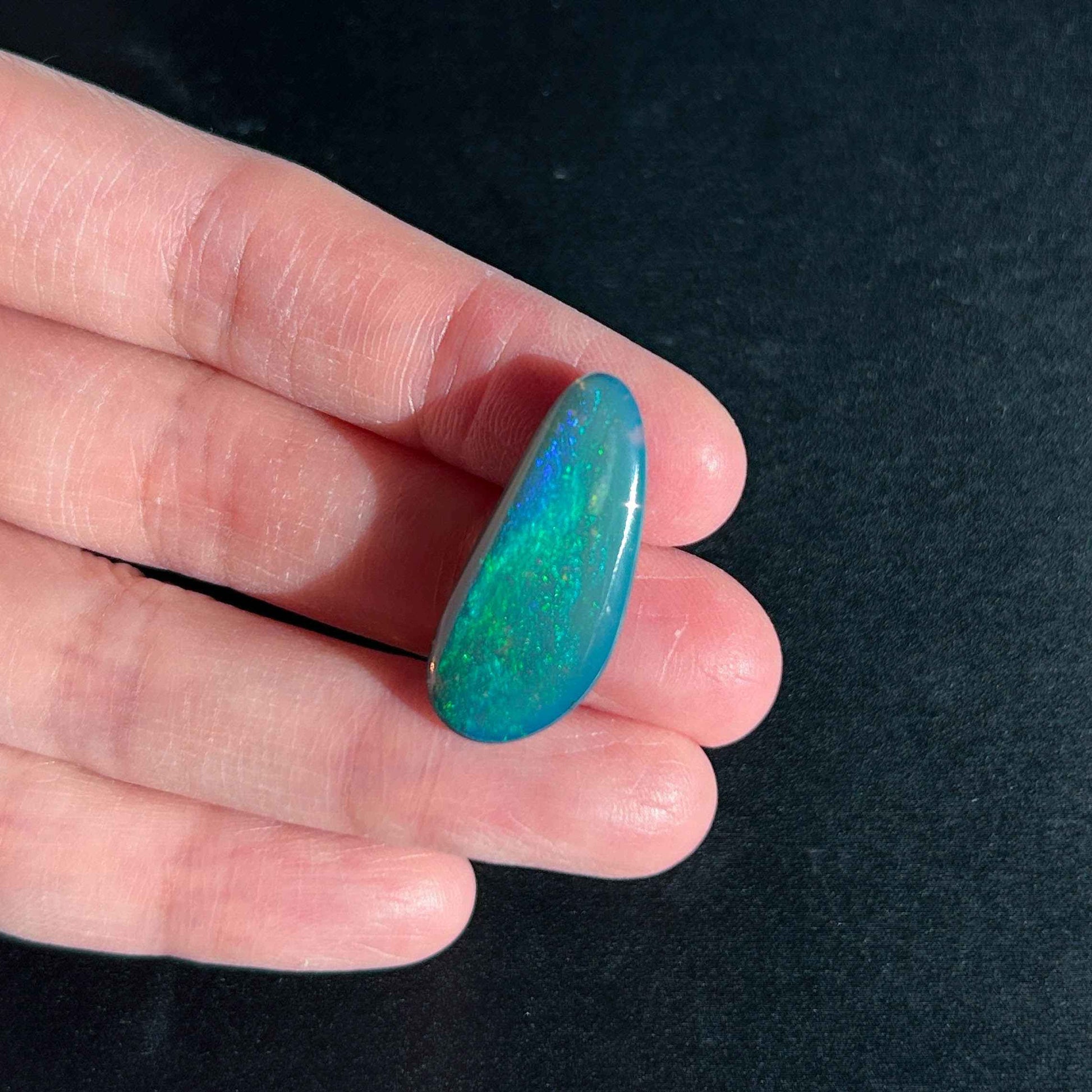 Australian Blue Opal Solid Gemstone for DIY Craft
